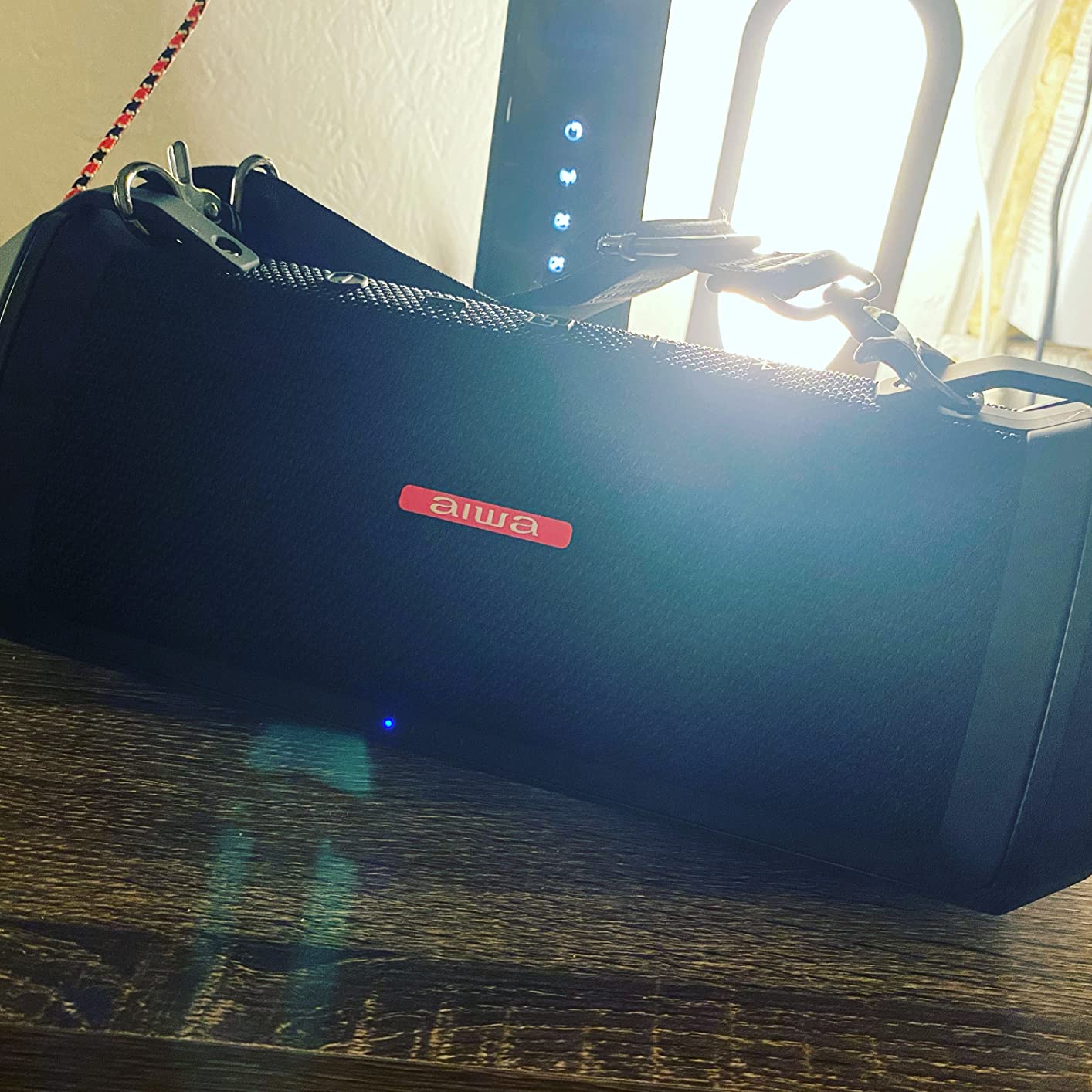 AIWA Exos-3 Waterproof Bluetooth Speaker, 60W Peak Power, 20-Hour Playtime, Stereo Sound, USB-C Charging, IPX7 Waterproof, Wireless Pairing, Perfect for Outdoor Adventures Customer Review AIWA Exos-3 Waterproof Bluetooth Speaker, 60W Peak Power, 20-Hour Playtime, Stereo Sound, USB-C Charging, IPX7 Waterproof, Wireless Pairing, Perfect for Outdoor Adventures - Customer Photo 2