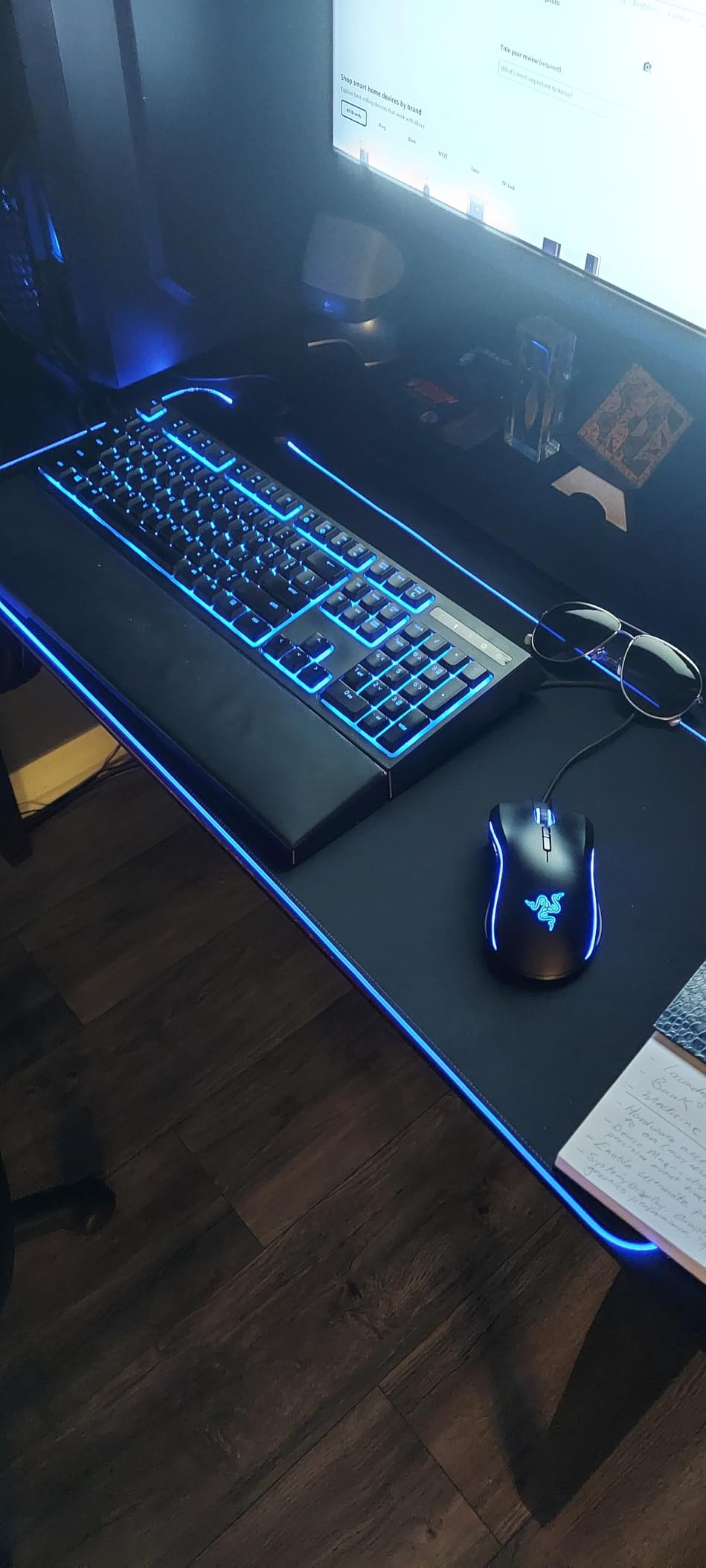 RGB Mousepad Led Mouse Pad, Large Mouse Pad,Led and Big Mouse mat - Customer Photo 2
