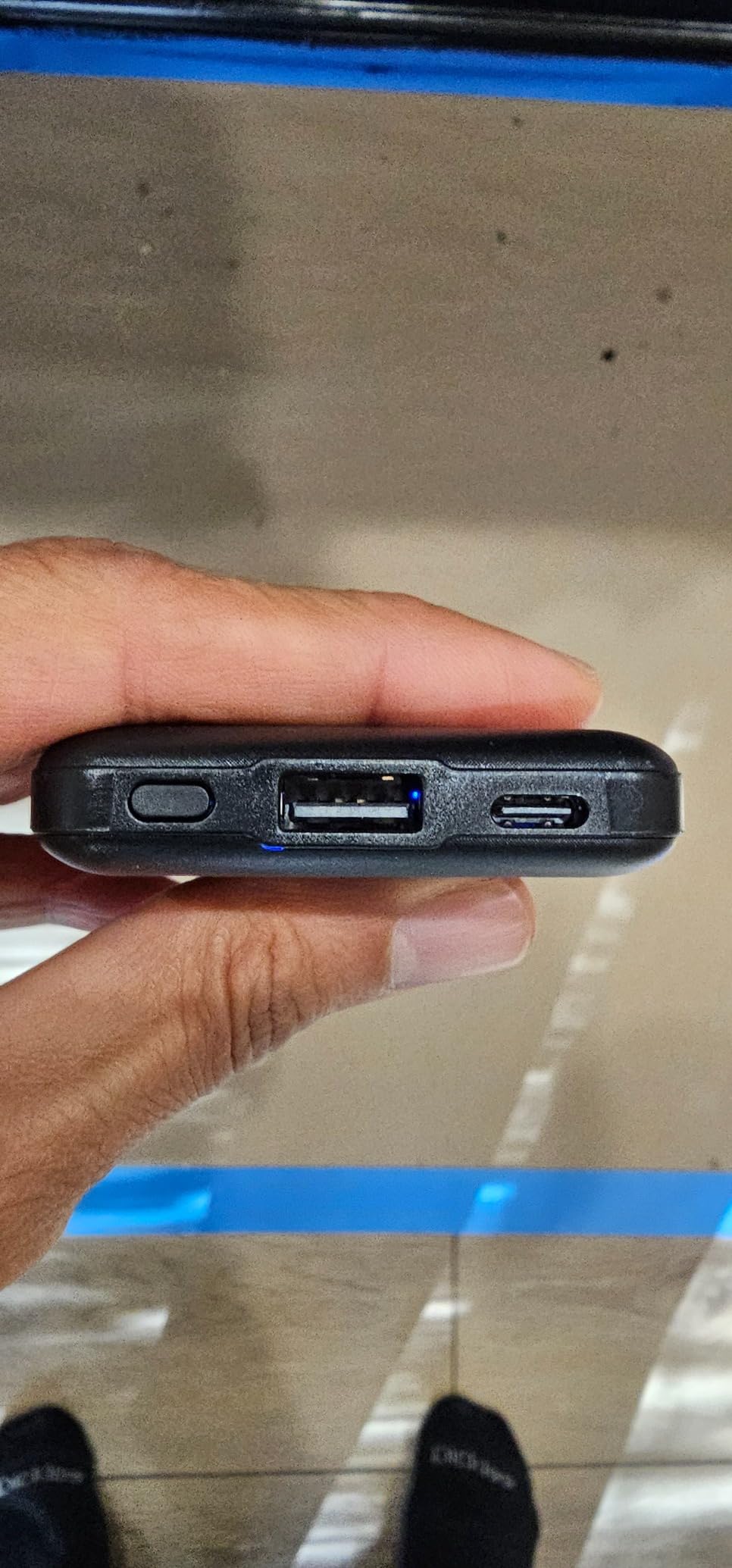 Miady 2-Pack 5000mAh Mini Portable Charger, 5V 2.4A USB-C Output Fast Charging Power Bank for Travel Small Battery Pack Compatible with iPhone 17/16/15 Galaxy S24/S22 iPad Android etc (White+Black) Customer Review Miady 2-Pack 5000mAh Mini Portable Charger, 5V 2.4A USB-C Output Fast Charging Power Bank for Travel Small Battery Pack Compatible with iPhone 17/16/15 Galaxy S24/S22 iPad Android etc (White+Black) - Customer Photo 4
