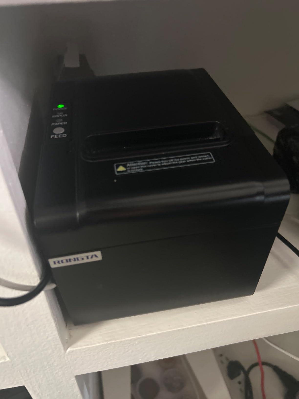Rongta POS Printer, 80mm USB Thermal Receipt Printer, Restaurant Kitchen Printer with Auto Cutter Support Cash Drawer,USB Serial Ethernet Interface for Windows/Mac/Linux,Do Not Square (RP326) Customer Review Rongta POS Printer, 80mm USB Thermal Receipt Printer, Restaurant Kitchen Printer with Auto Cutter Support Cash Drawer,USB Serial Ethernet Interface for Windows/Mac/Linux,Do Not Square (RP326) - Customer Photo 1