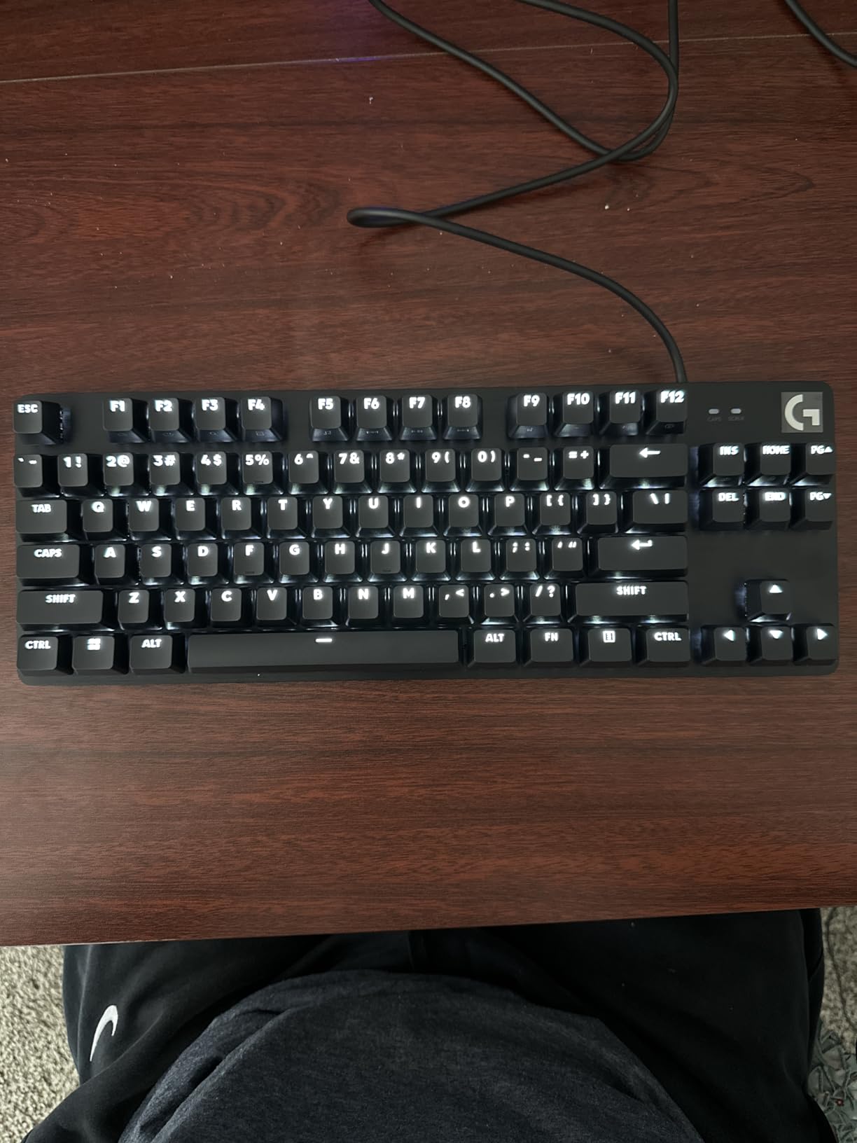 Logitech G413 SE Full-Size Mechanical Gaming Keyboard - Backlit Keyboard with Tactile Mechanical Switches, Anti-Ghosting, Compatible with Windows, macOS - Black Aluminum Customer Review Logitech G413 SE Full-Size Mechanical Gaming Keyboard - Backlit Keyboard with Tactile Mechanical Switches, Anti-Ghosting, Compatible with Windows, macOS - Black Aluminum - Customer Photo 1