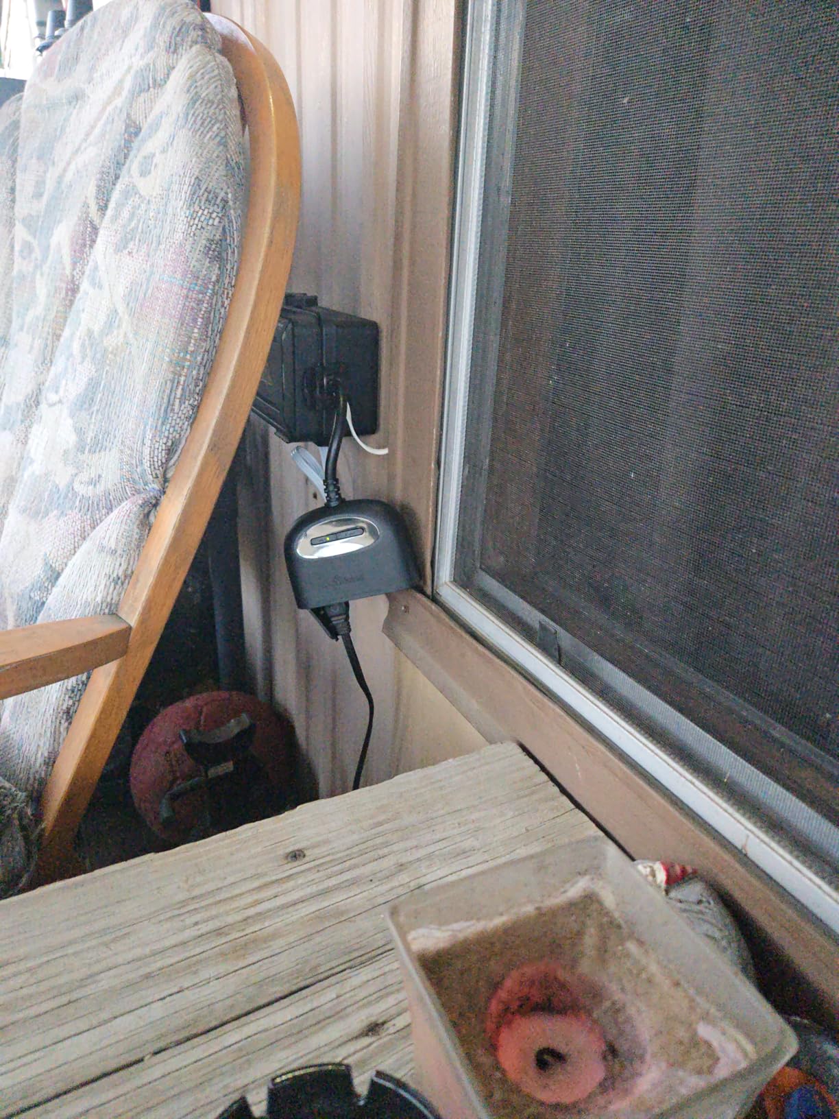 Kasa Outdoor Smart Plug, Smart Home Wi-Fi Outlet with 2 Sockets, IP64 Weather Resistance, Compatible with Alexa, Google Home & IFTTT, No Hub Required, ETL Certified(EP40), Black Customer Review Kasa Outdoor Smart Plug, Smart Home Wi-Fi Outlet with 2 Sockets, IP64 Weather Resistance, Compatible with Alexa, Google Home & IFTTT, No Hub Required, ETL Certified(EP40), Black - Customer Photo 1