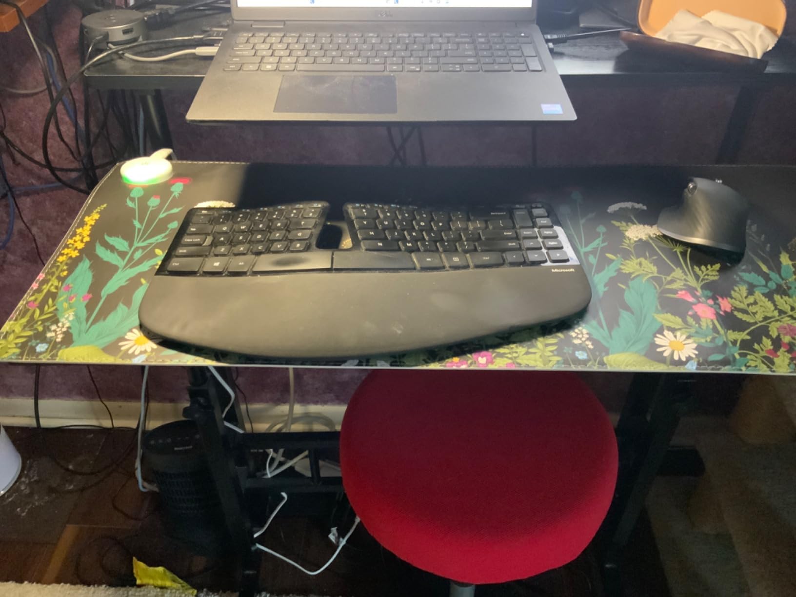 iCasso Heated Desk Pad,Heated Mouse Pad Hand Warmer, XXL Mousepad, Desk Protector Mat with 4 Heating Levels for Computer Keyboard, 35.4