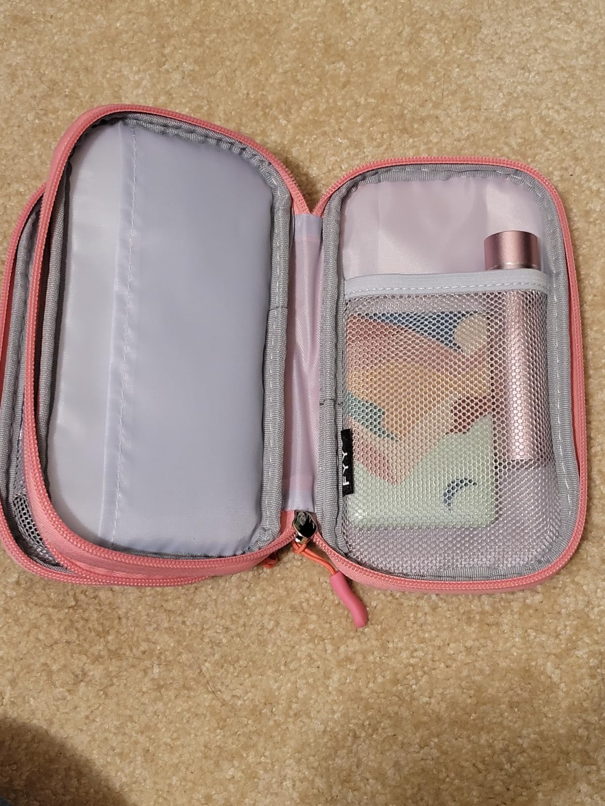 FYY Travel Cable Organizer Pouch Electronic Accessories Carry Case Portable Waterproof Double Layers All-in-One Storage Bag for Cord, Charger, Phone, Earphone Black Customer Review FYY Travel Cable Organizer Pouch Electronic Accessories Carry Case Portable Waterproof Double Layers All-in-One Storage Bag for Cord, Charger, Phone, Earphone Black - Customer Photo 1