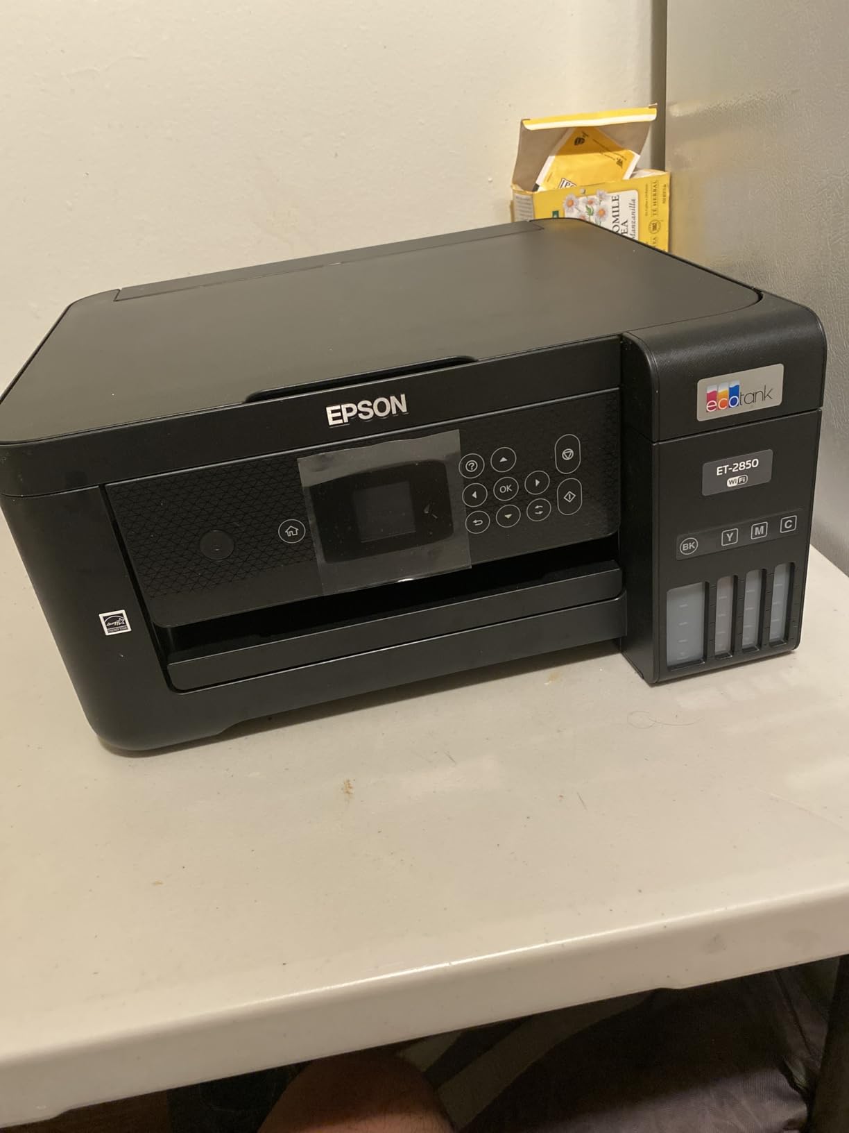 Epson EcoTank ET-2850 Wireless Color All-in-One Cartridge-Free Supertank Printer with Scan, Copy and Auto 2-Sided Printing - White, Medium Customer Review Epson EcoTank ET-2850 Wireless Color All-in-One Cartridge-Free Supertank Printer with Scan, Copy and Auto 2-Sided Printing - White, Medium - Customer Photo 2