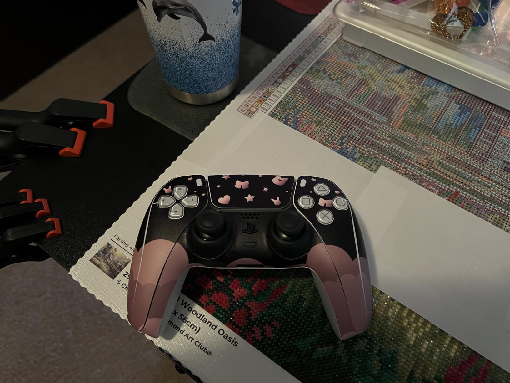 BelugaDesign PS5 Wave Japanese Skin | Painting Great Kanagawa Vinyl Cover Wrap Sticker Full Set Console Controller | Compatible with Sony PlayStation 5 (PS5 Regular Disc, Black White) Customer Review BelugaDesign PS5 Wave Japanese Skin | Painting Great Kanagawa Vinyl Cover Wrap Sticker Full Set Console Controller | Compatible with Sony PlayStation 5 (PS5 Regular Disc, Black White) - Customer Photo 5