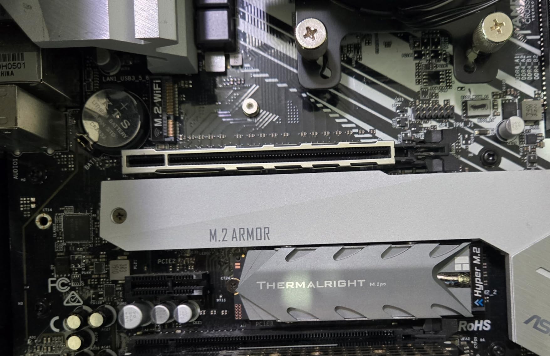 Thermalright M.2 Pro 2280 SSD Heatsink,8mm Heatpipe, High Performance Double Side Thermal pad Customer Review Thermalright M.2 Pro 2280 SSD Heatsink,8mm Heatpipe, High Performance Double Side Thermal pad - Customer Photo 1