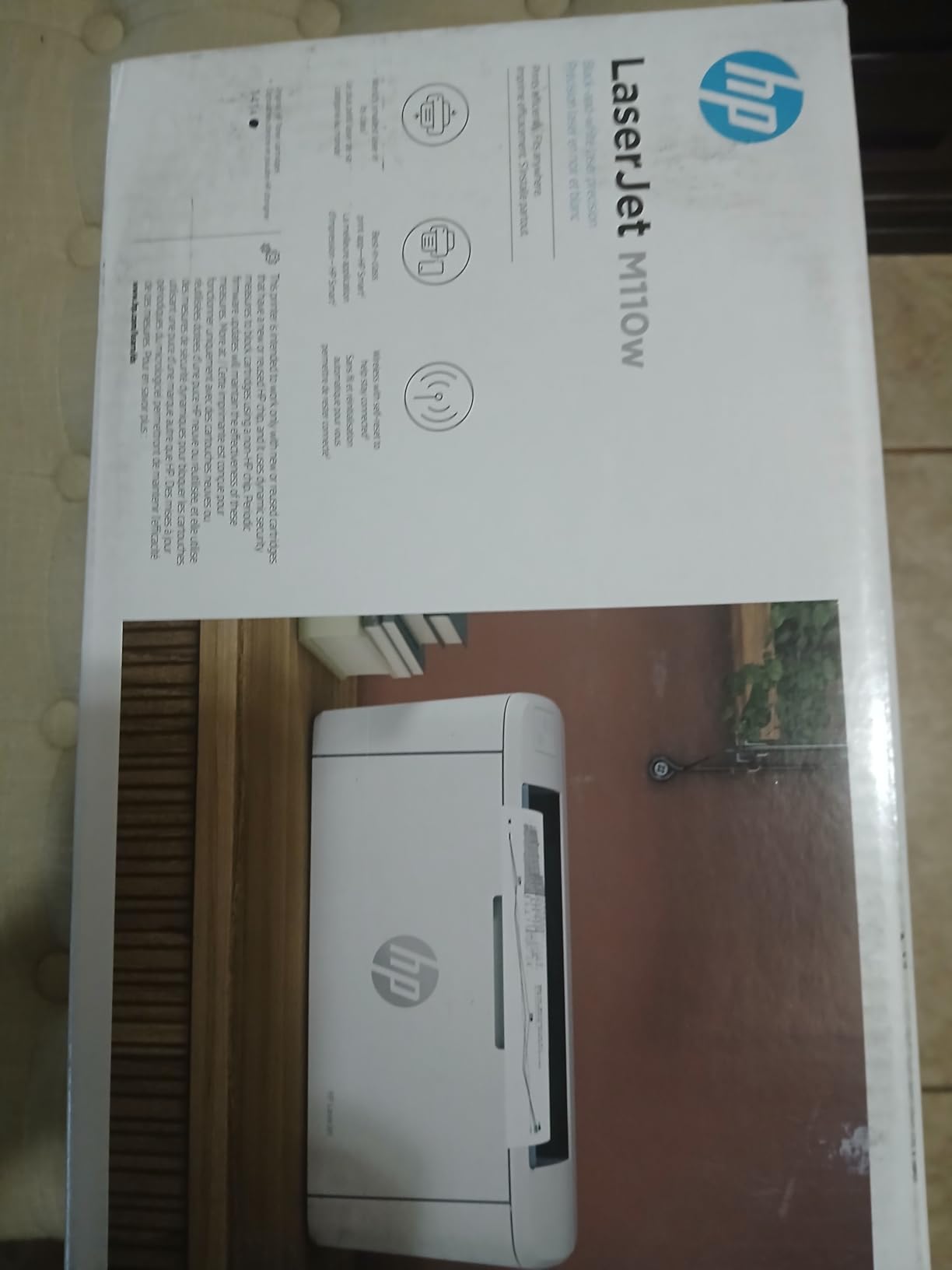 HP LaserJet M110w Wireless Black & White Printer, Print, Fast speeds, Easy setup, Mobile printing, Best-for-small teams Customer Review HP LaserJet M110w Wireless Black & White Printer, Print, Fast speeds, Easy setup, Mobile printing, Best-for-small teams - Customer Photo 1