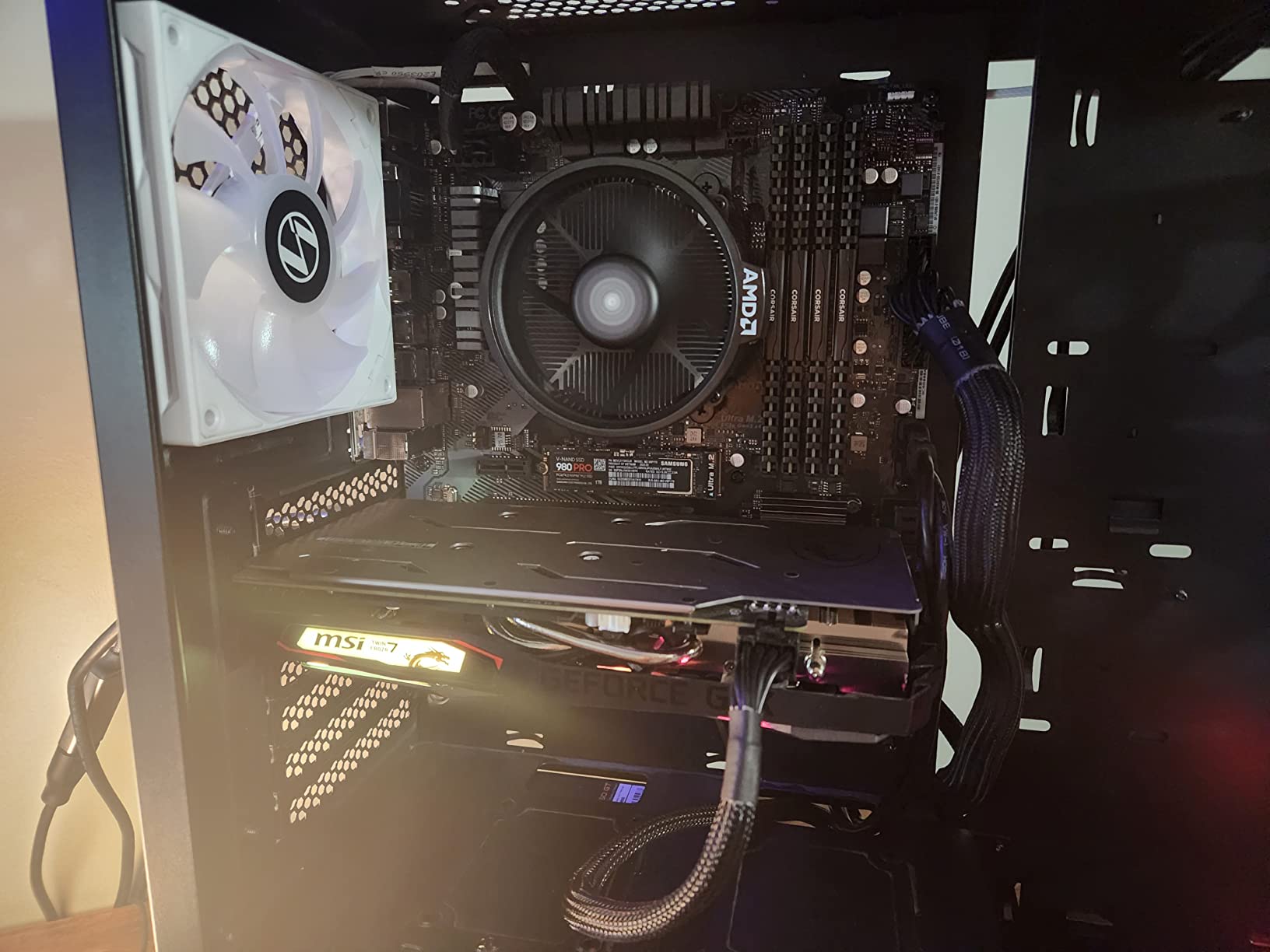 ASROCK B450M PRO4 R2.0 Socket AM4/ AMD B450/ DDR4/ SATA3&USB3.2/ M.2/ Micro ATX Motherboard - Customer Photo 2