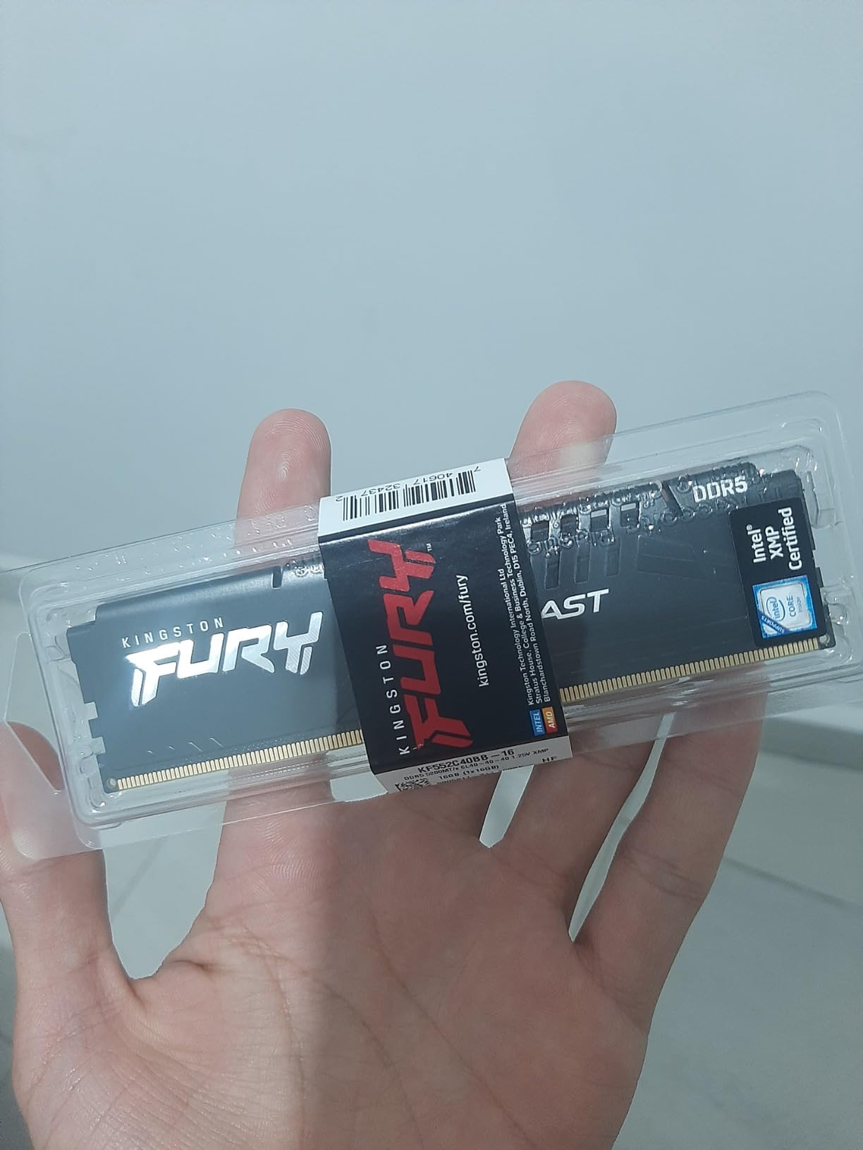 Kingston FURY Beast 32GB (2x16GB) 5200MT/s DDR5 CL40 Kit of 2 Desktop Memory KF552C40BBK2-32 - Customer Photo 1
