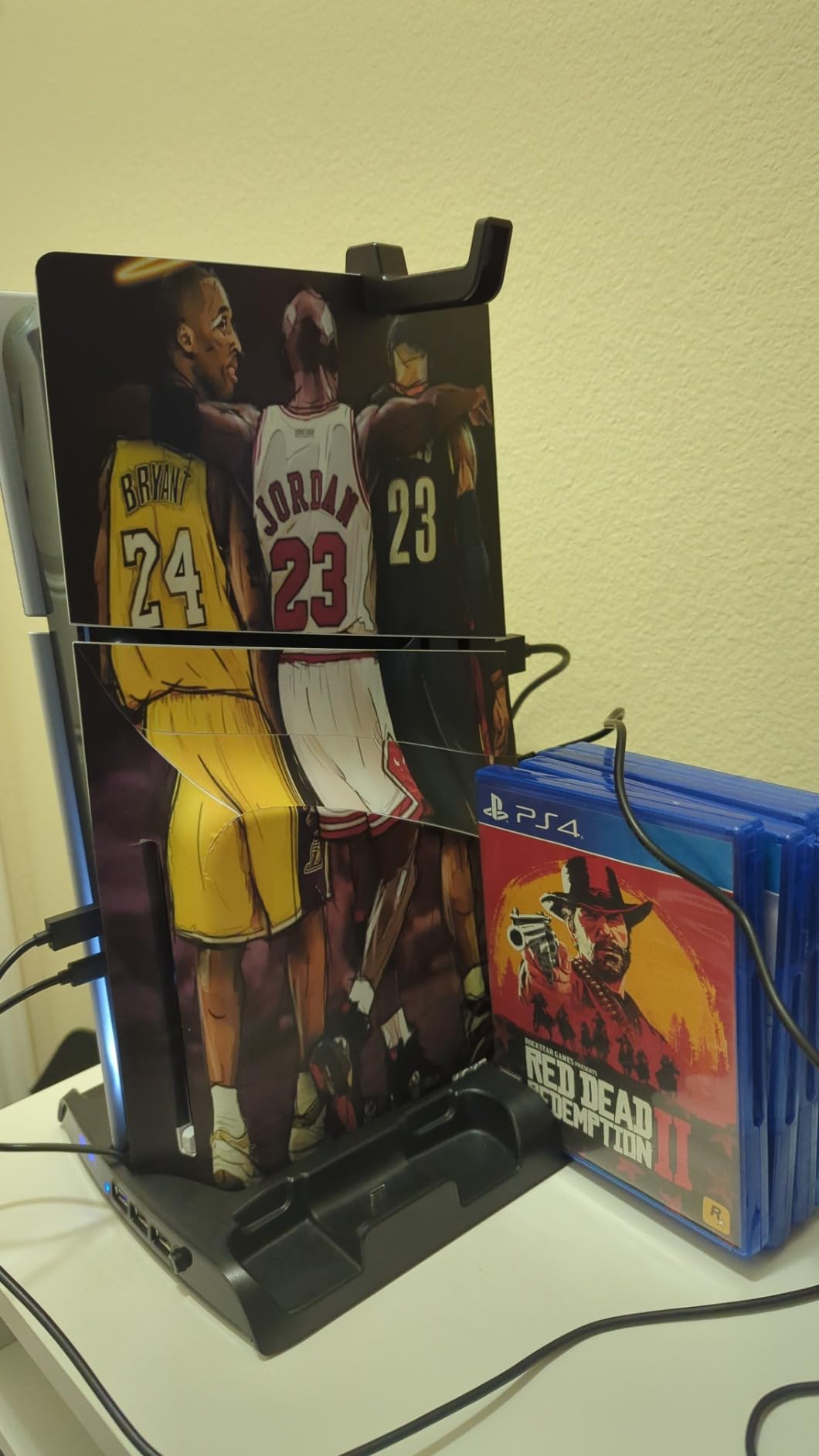 PEYANZ Vinyl Skin Compatible with PS5 (Disk Edition) | HD Print, Scratch Resistant, Bubble-Free Application Customer Review PEYANZ Vinyl Skin Compatible with PS5 (Disk Edition) | HD Print, Scratch Resistant, Bubble-Free Application - Customer Photo 2