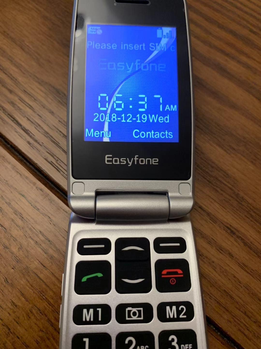 Easyfone Prime-A6 4G Unlocked Feature Cell Phone, Easy-to-Use Clear Sound GSM Dumbphone with an Easy Charging Dock - Customer Photo 1