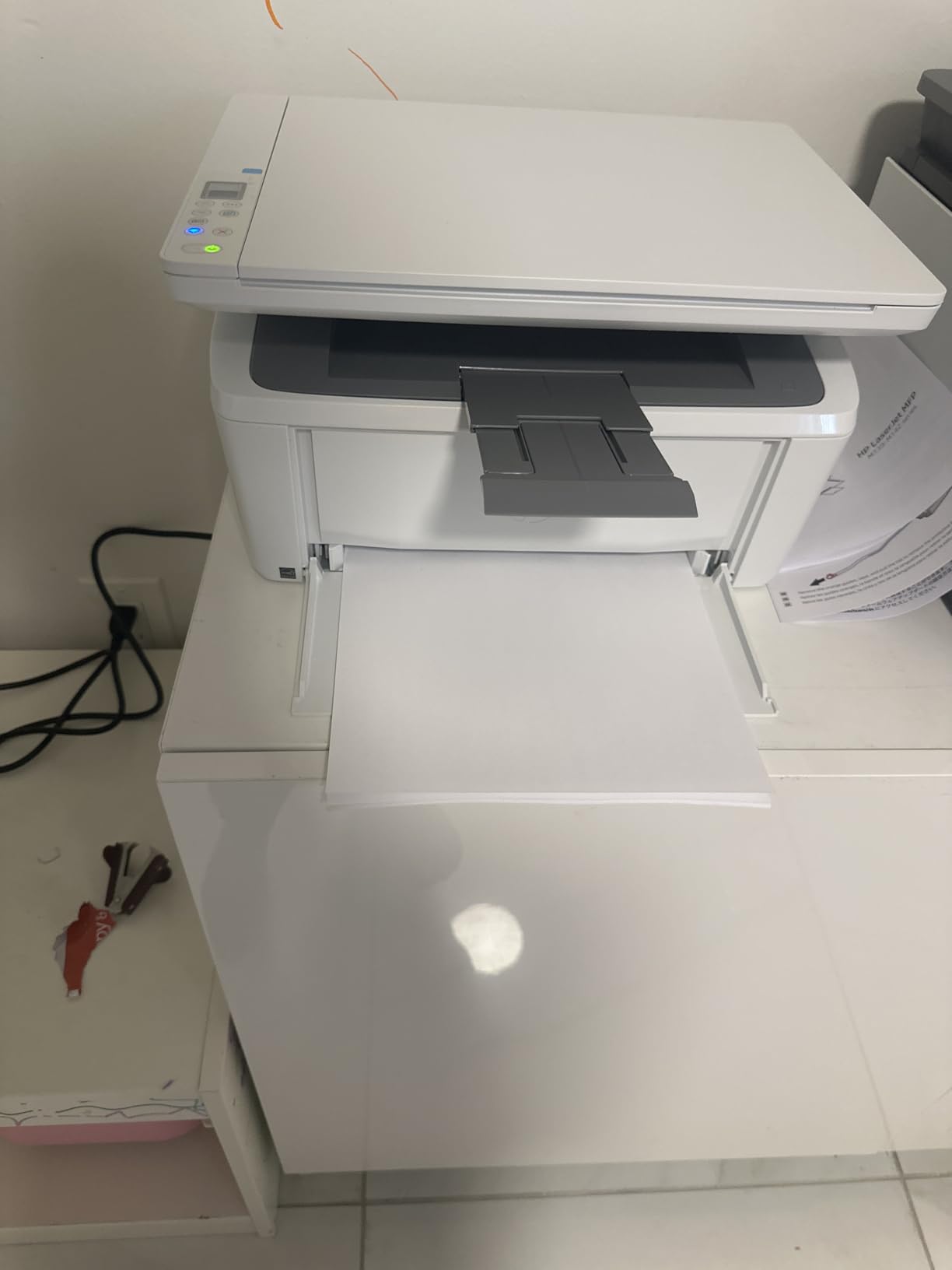 HP LaserJet MFP M140w Wireless Black & White Printer, Print, scan, copy, Fast speeds, Easy setup, Mobile printing, Best-for-small teams - Customer Photo 2