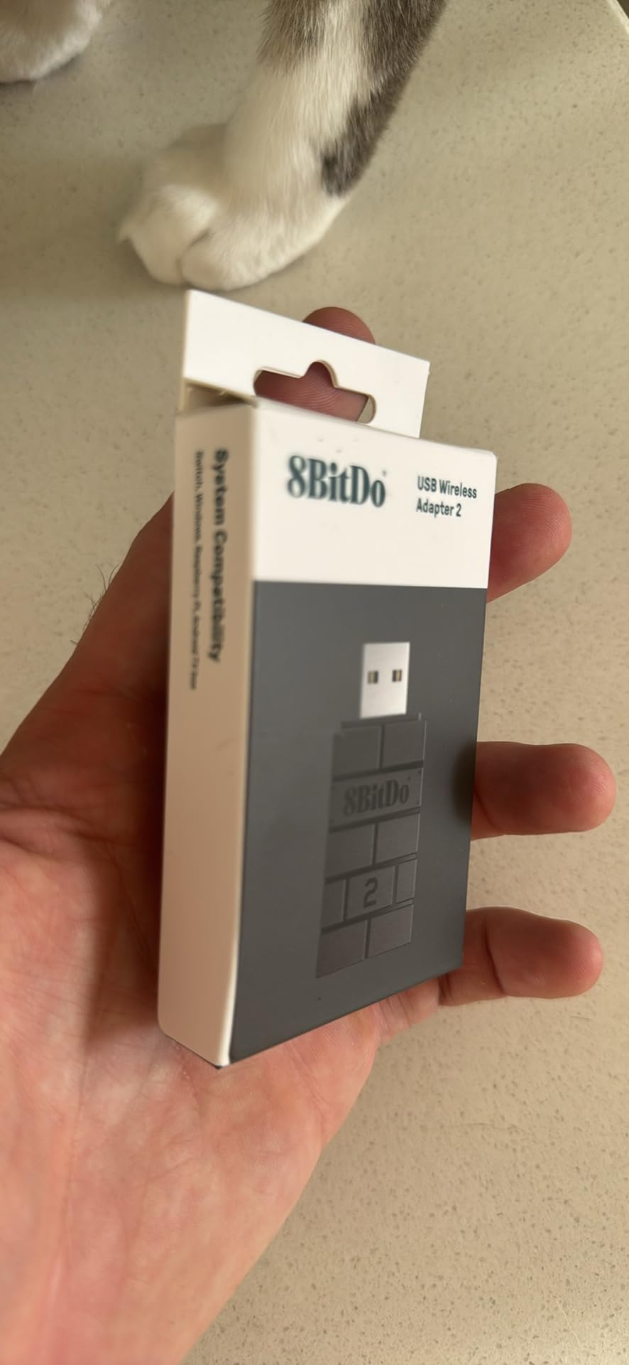 8BitDo USB Wireless Controller Adapter 2 Converter Dongle for Switch 2/Switch/Switch OLED,Steam Deck,Windowsi,macOS,PS5/PS4/PS3 Controller,Xbox Series X/S,Xbox One Bluetooth Controller OTG Cable Customer Review 8BitDo USB Wireless Controller Adapter 2 Converter Dongle for Switch 2/Switch/Switch OLED,Steam Deck,Windowsi,macOS,PS5/PS4/PS3 Controller,Xbox Series X/S,Xbox One Bluetooth Controller OTG Cable - Customer Photo 1
