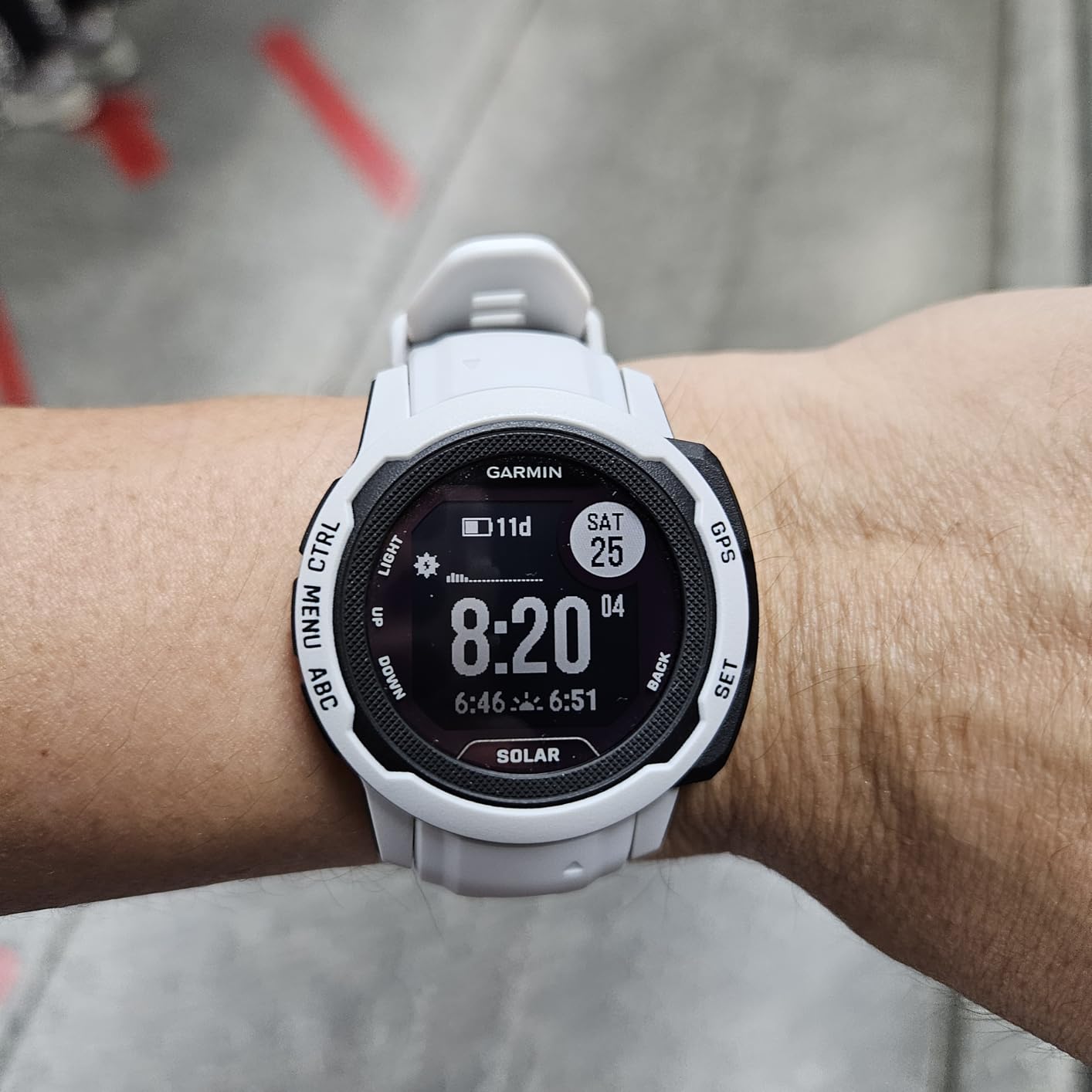 Garmin Instinct 2S, Smaller-Sized Rugged Outdoor Watch with GPS, Built for All Elements, Multi-GNSS Support, Tracback Routing and More, Graphite Customer Review Garmin Instinct 2S, Smaller-Sized Rugged Outdoor Watch with GPS, Built for All Elements, Multi-GNSS Support, Tracback Routing and More, Graphite - Customer Photo 2