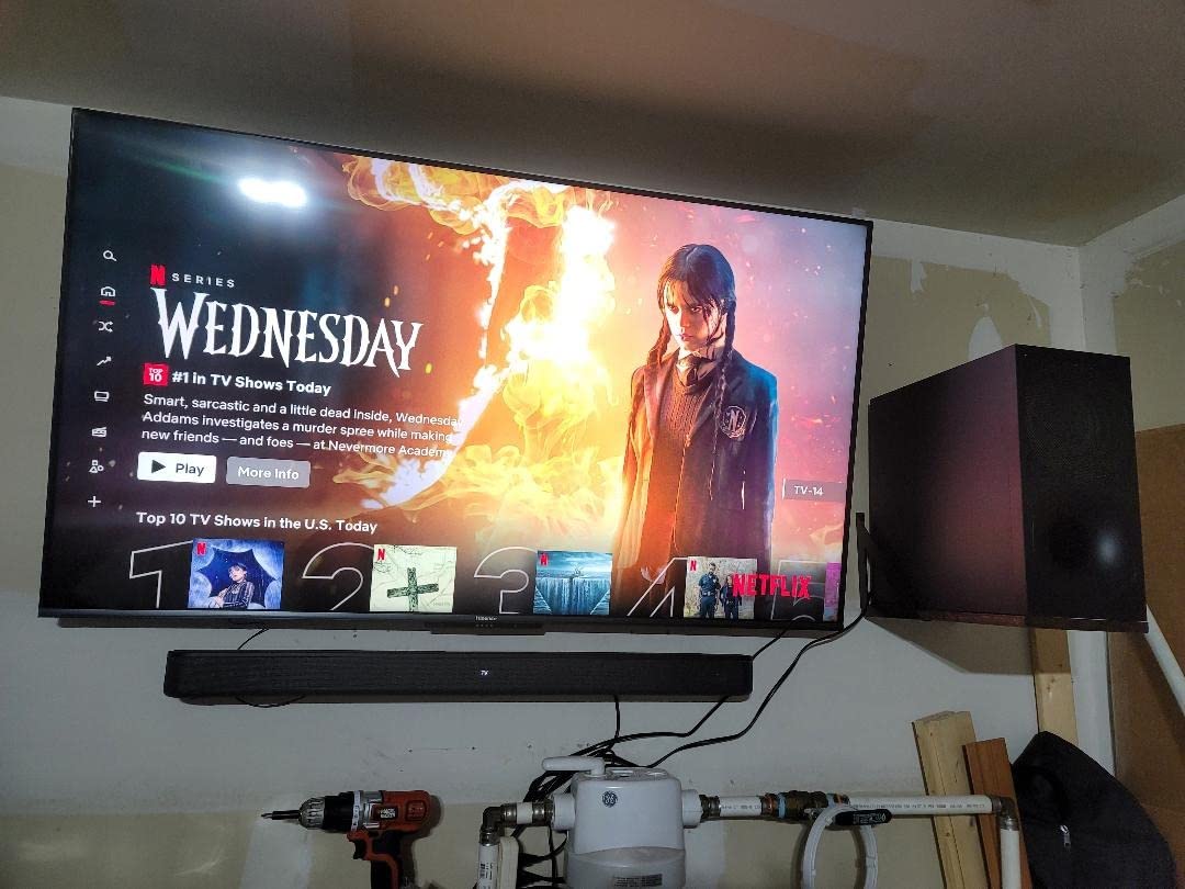 Sony HT-S400 2.1ch Soundbar with Powerful Wireless subwoofer, S-Force PRO Front Surround Sound, and Dolby Digital, Black Customer Review Sony HT-S400 2.1ch Soundbar with Powerful Wireless subwoofer, S-Force PRO Front Surround Sound, and Dolby Digital, Black - Customer Photo 1
