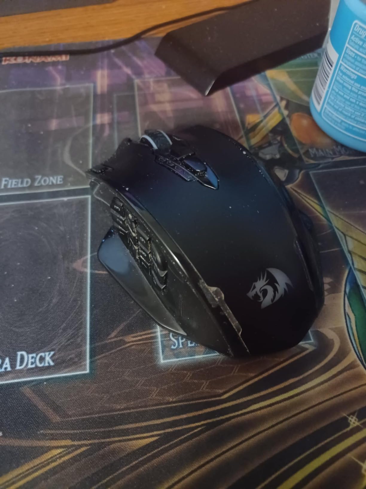 Redragon M656 Gainer Wireless Gaming Mouse, 4000 DPI 2.4Ghz Wireless Mouse w/ 5 DPI Levels, 7 Macro Buttons, Red LED Backlit & Pro Software/Drive Supported, for PC/Mac/Laptop customer photo 2