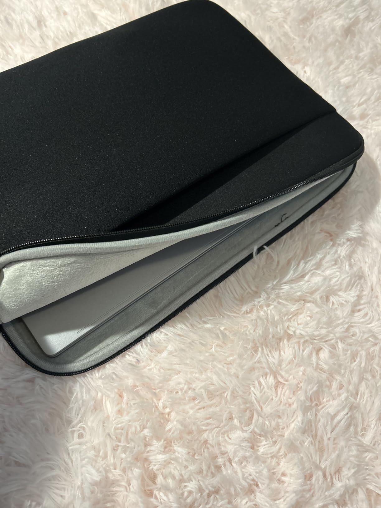 Laptop Case Sleeve 15.6 inch, Shockproof Protective Notebook Case with Accessory Pocket, Briefcase Carrying Laptop Cover for 15.6