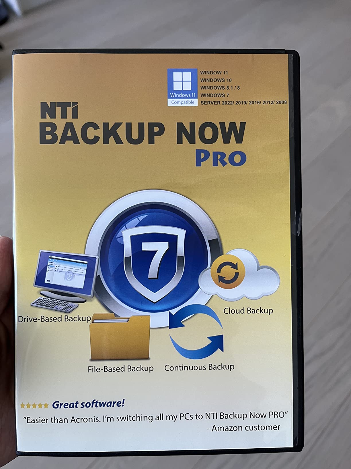 NTI Backup Now PRO 7 (for 1 Computer) | Updated for 2025 | The NTI Backup Now PRO 7 (for 1 Computer) | Updated for 2025 | The