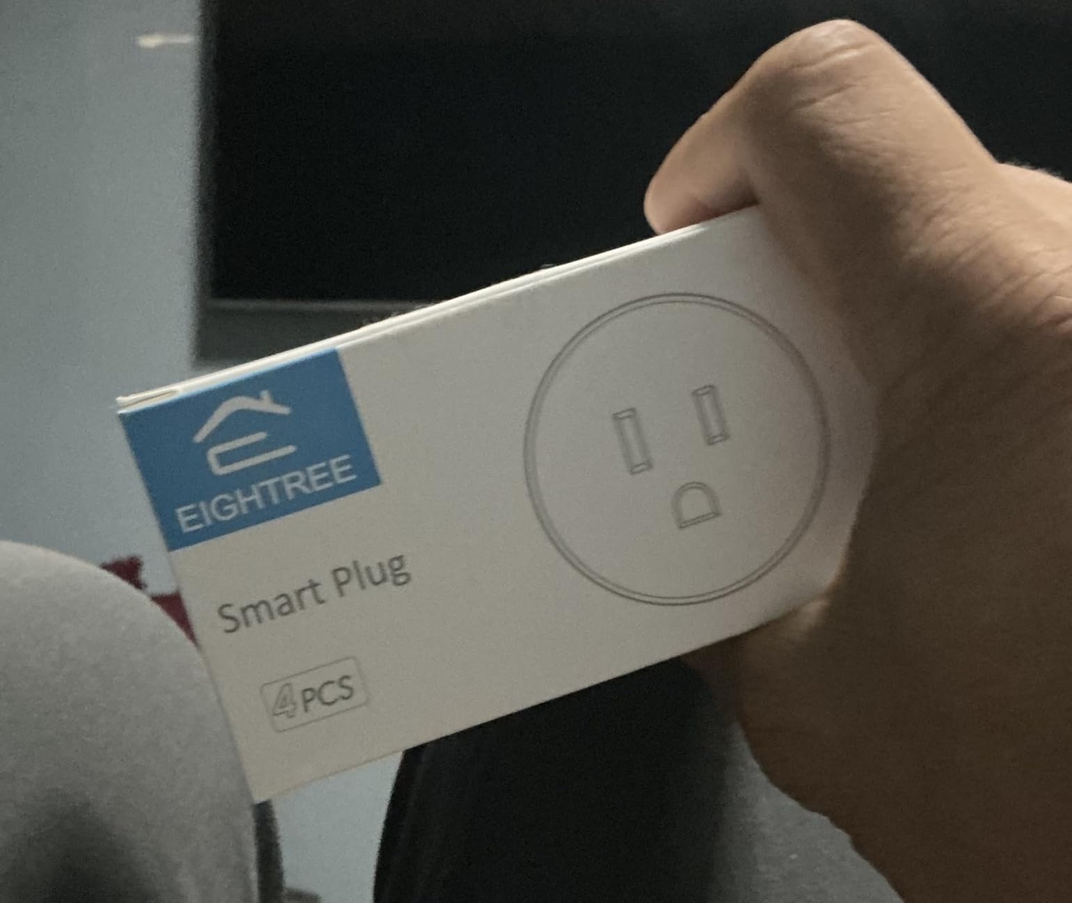 EIGHTREE Smart Plug 2025 Upgrade to 15A, Bluetooth & Wi-Fi Outlet Plug Dual Connection, Voice Control, Remote Control Outlet Timer Indoor, Smart Plugs That Work with Alexa & Google, 2.4GHz Wi-Fi Only Customer Review EIGHTREE Smart Plug 2025 Upgrade to 15A, Bluetooth & Wi-Fi Outlet Plug Dual Connection, Voice Control, Remote Control Outlet Timer Indoor, Smart Plugs That Work with Alexa & Google, 2.4GHz Wi-Fi Only - Customer Photo 2