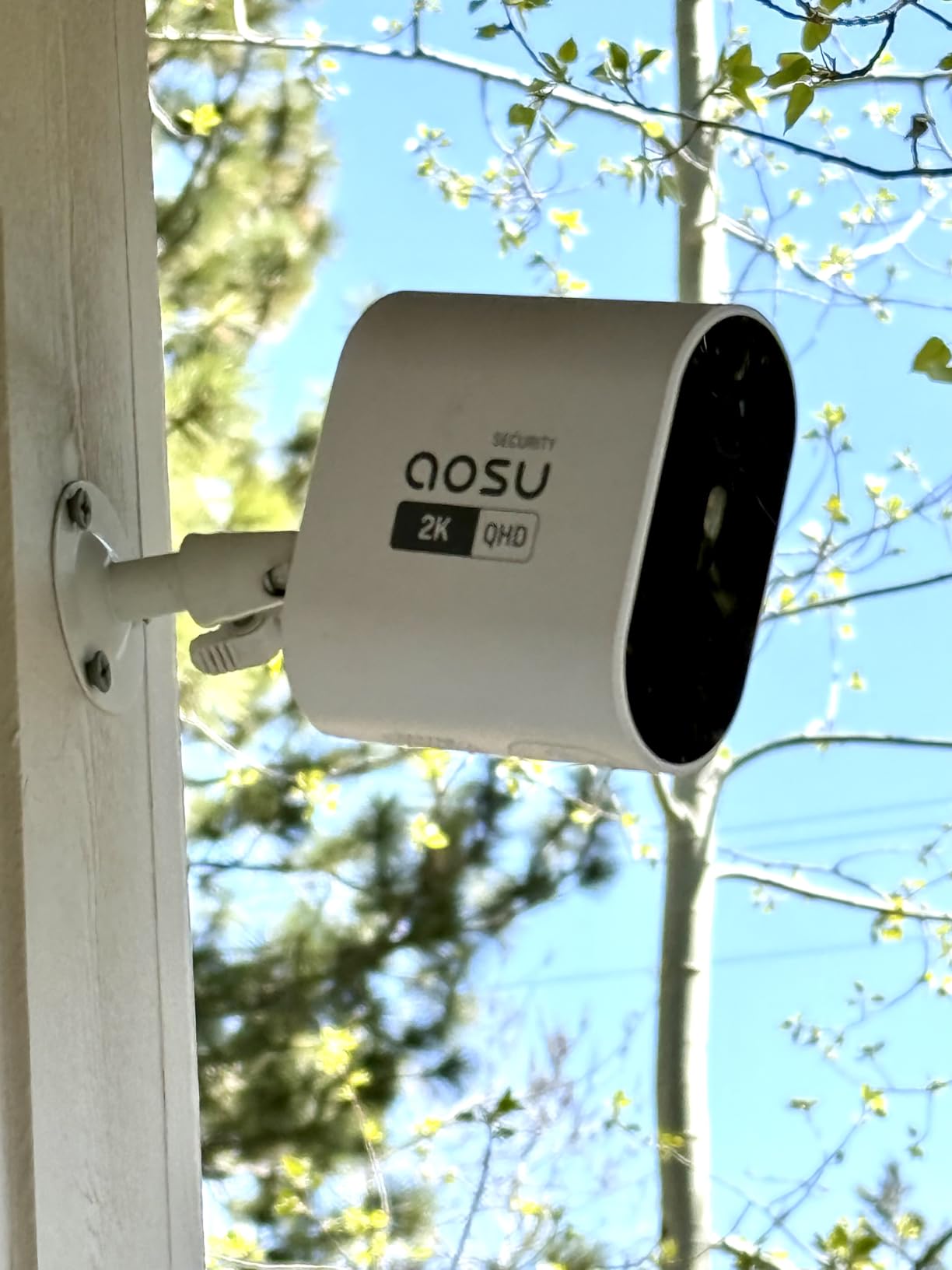 aosu Security Cameras Wireless Outdoor Home System, True 2K HD Night Vision, No Subscription, 240-Day Battery Life, 166° Wide View, Spotlight & Siren Alarm, Motion Alert, Support 2.4 & 5GHz WiFi - Customer Photo 4