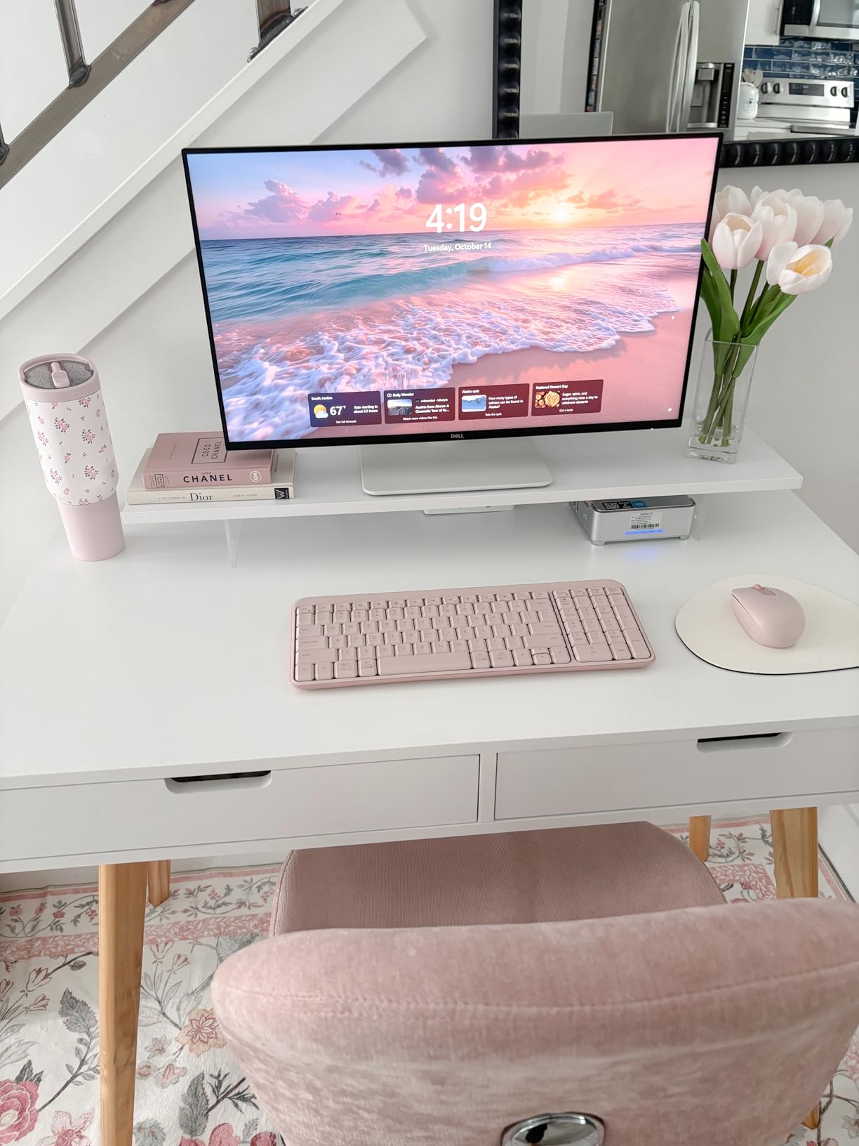 Dell S2725HS 27 Inch Monitor, FHD (1920x1080) Display, 100Hz Refresh Rate, 1500:1 Contrast Ratio, TÜV Rheinland Eye Comfort 4 Star, Integrated 2x5W Speaker, Height/Tilt/Swivel/Pivot- Ash White Color - Customer Photo 1