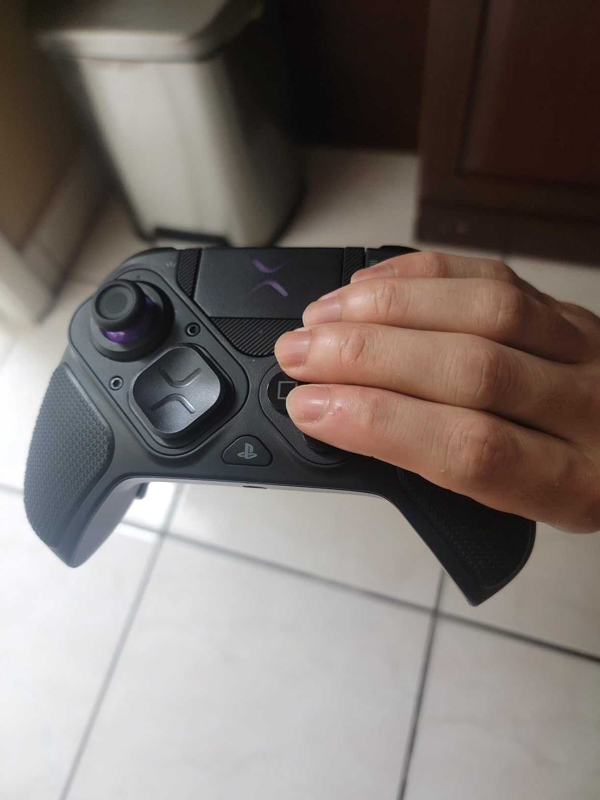 PDP Victrix Pro BFG Wireless Gaming Controller for Playstation 5 / PS5, PS4, PC, Modular Esports Gamepad, Remappable Buttons, Customizable Triggers/Paddles/D-Pad/Fightpad, PC App, Black - Customer Photo 5