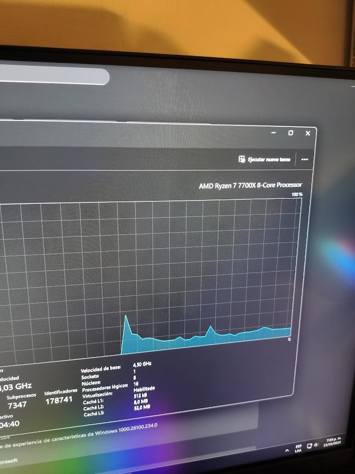 AMD Ryzen 7 7700X 8-Core, 16-Thread Unlocked Desktop Processor Customer Review AMD Ryzen 7 7700X 8-Core, 16-Thread Unlocked Desktop Processor - Customer Photo 1