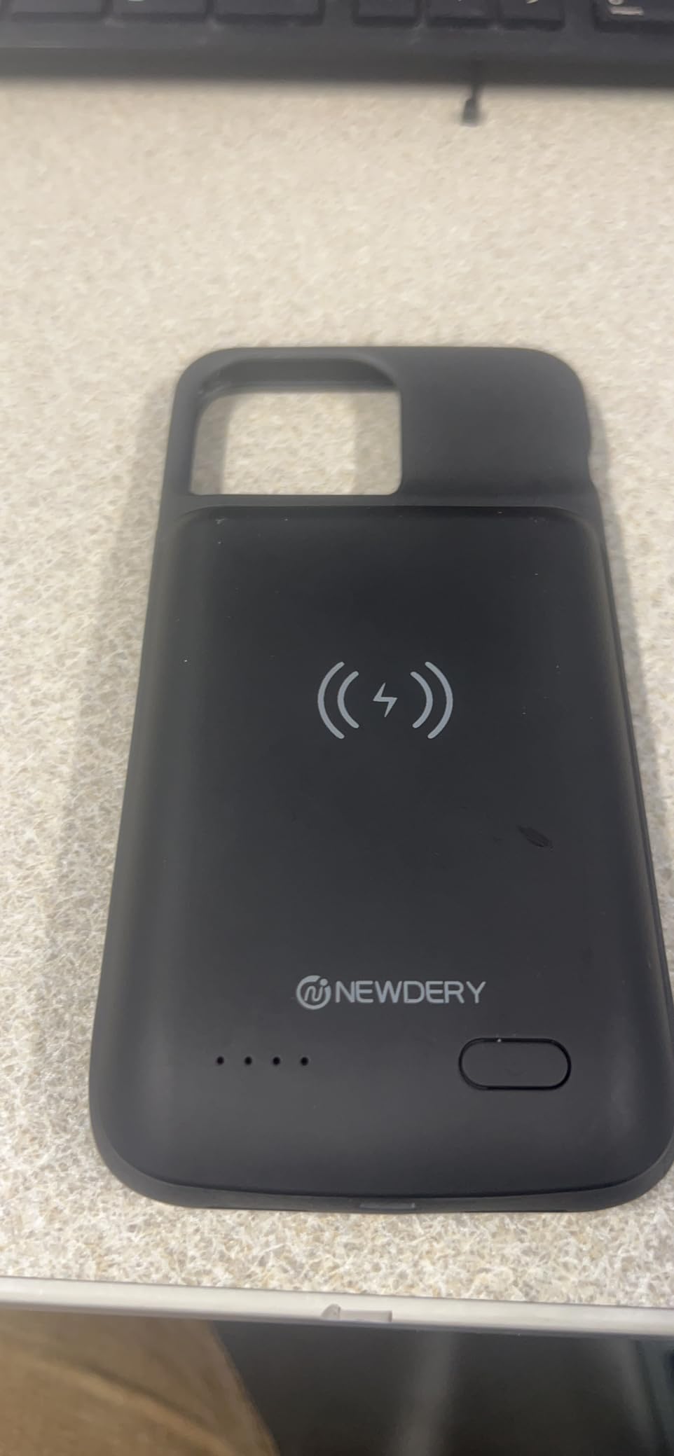 NEWDERY Battery Case for iPhone 14 Pro Max,14 Plus 10000mAh,Qi Wireless Charging,Wired Headset,Sync-Data Supported, Rechargeable Charger Cover for iPhone 14/13/12 Pro Max/14 Plus Black Customer Review NEWDERY Battery Case for iPhone 14 Pro Max,14 Plus 10000mAh,Qi Wireless Charging,Wired Headset,Sync-Data Supported, Rechargeable Charger Cover for iPhone 14/13/12 Pro Max/14 Plus Black - Customer Photo 2