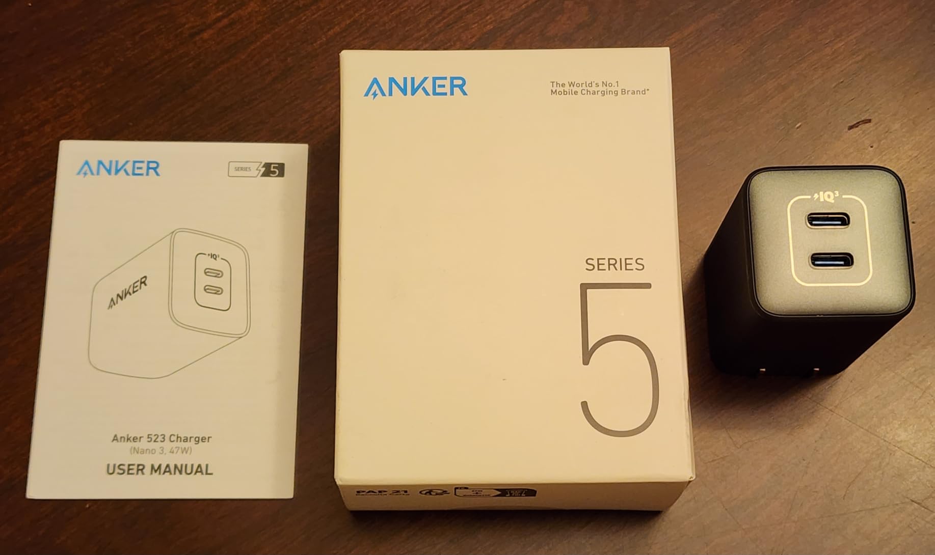 Anker Nano 47W USB C Charger, 2 Port Compact Foldable GaN Charger for iPhone 17 / 16, Galaxy, Pixel, Compatible with MagSafe (Black) Customer Review Anker Nano 47W USB C Charger, 2 Port Compact Foldable GaN Charger for iPhone 17 / 16, Galaxy, Pixel, Compatible with MagSafe (Black) - Customer Photo 3