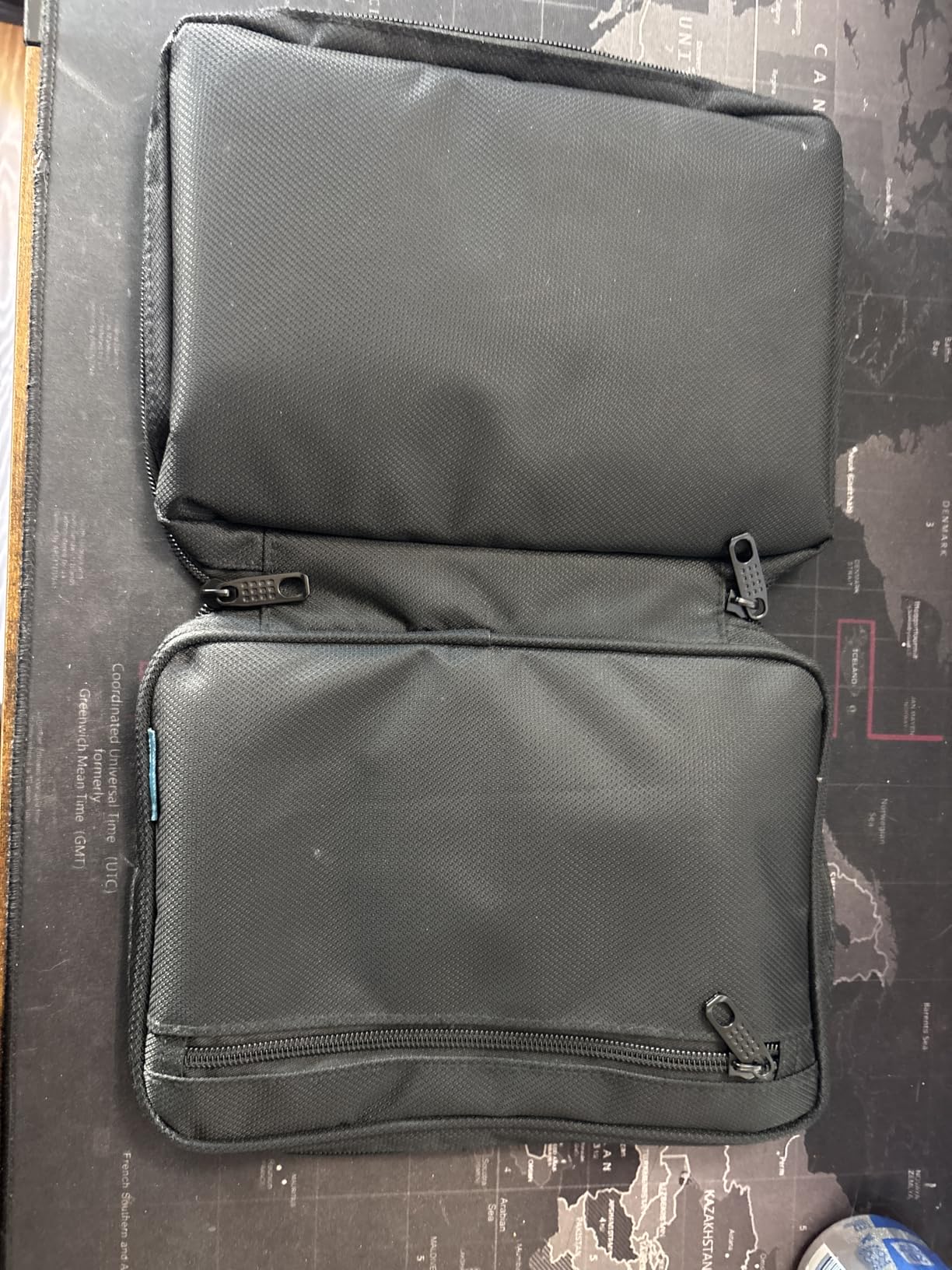 Pavilia Tech Organizer Case - Cable & Charger Storage, Travel Accessories for Men, Gray - Customer Photo 2