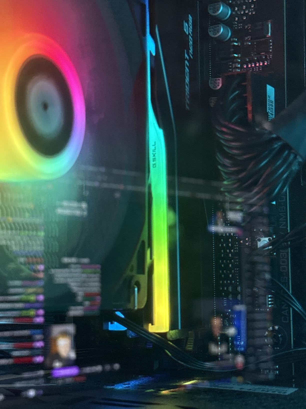 G.SKILL Trident Z5 Neo RGB Series DDR5 RAM (AMD Expo & Intel XMP 3.0) 32GB (2x16GB) 6000MT/s CL36-36-36-96 1.35V Desktop Computer Memory U-DIMM - Matte Black (F5-6000J3636F16GX2-TZ5NR) Customer Review G.SKILL Trident Z5 Neo RGB Series DDR5 RAM (AMD Expo & Intel XMP 3.0) 32GB (2x16GB) 6000MT/s CL36-36-36-96 1.35V Desktop Computer Memory U-DIMM - Matte Black (F5-6000J3636F16GX2-TZ5NR) - Customer Photo 1