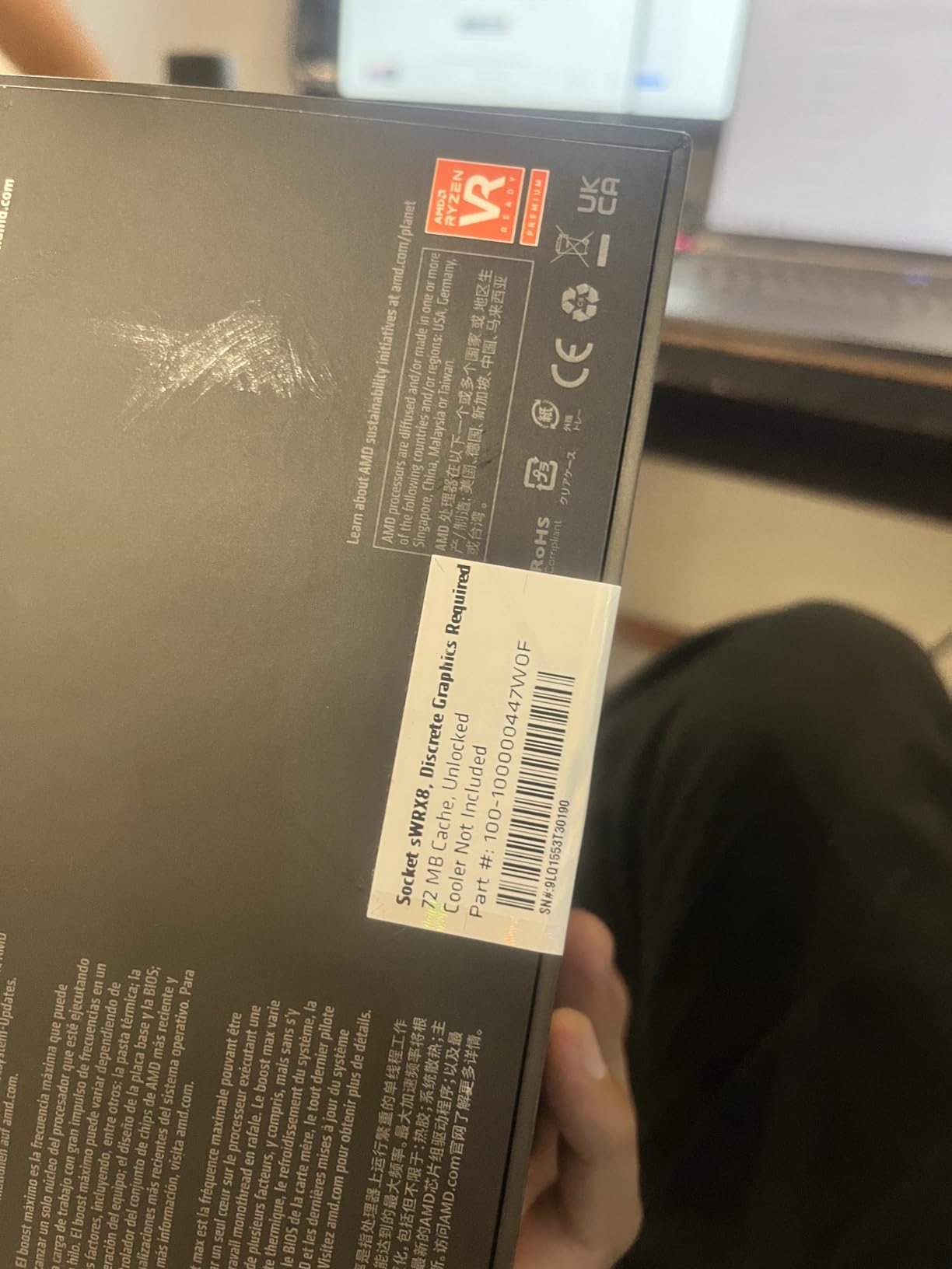 AMD Ryzen Threadripper PRO 5955WX, 16-core, 32-Thread Desktop Processor - Customer Photo 1
