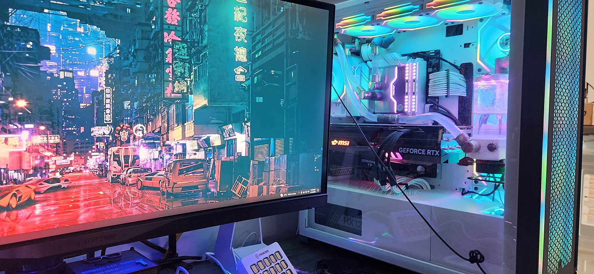 MSI Gaming GeForce RTX 4090, 24GB GDRR6X, 384-Bit, Boost Clock: 2595 MHz, HDMI/DP Nvlink Tri-Frozr 3 Ada Lovelace Architecture OC Graphics Card (RTX 4090 Gaming X Trio 24G) - Customer Photo 2