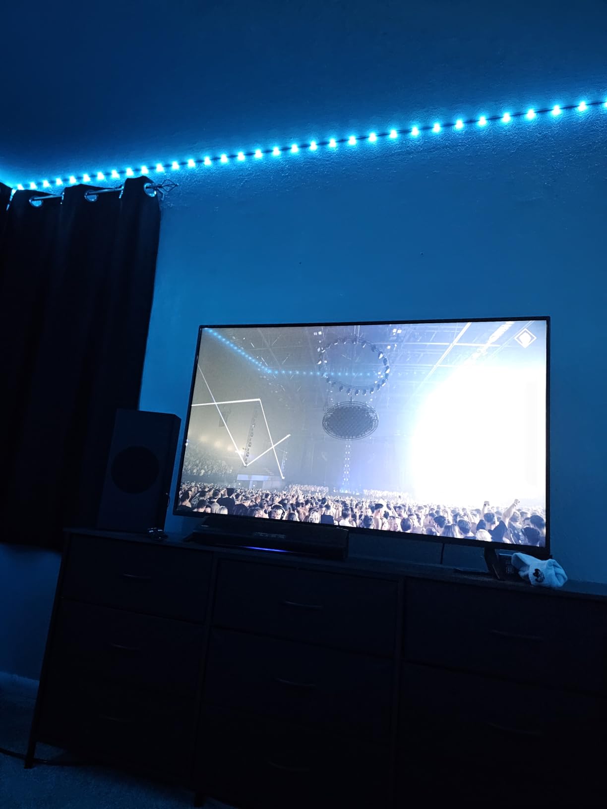 Saiyin Sound Bars for TV with Subwoofer, 2.1 Deep Bass Small Soundbar Monitor Speaker Home Theater Surround System PC Gaming Bluetooth/AUX/Optical Connection, Wall Mountable 17-inch Customer Review Saiyin Sound Bars for TV with Subwoofer, 2.1 Deep Bass Small Soundbar Monitor Speaker Home Theater Surround System PC Gaming Bluetooth/AUX/Optical Connection, Wall Mountable 17-inch - Customer Photo 1