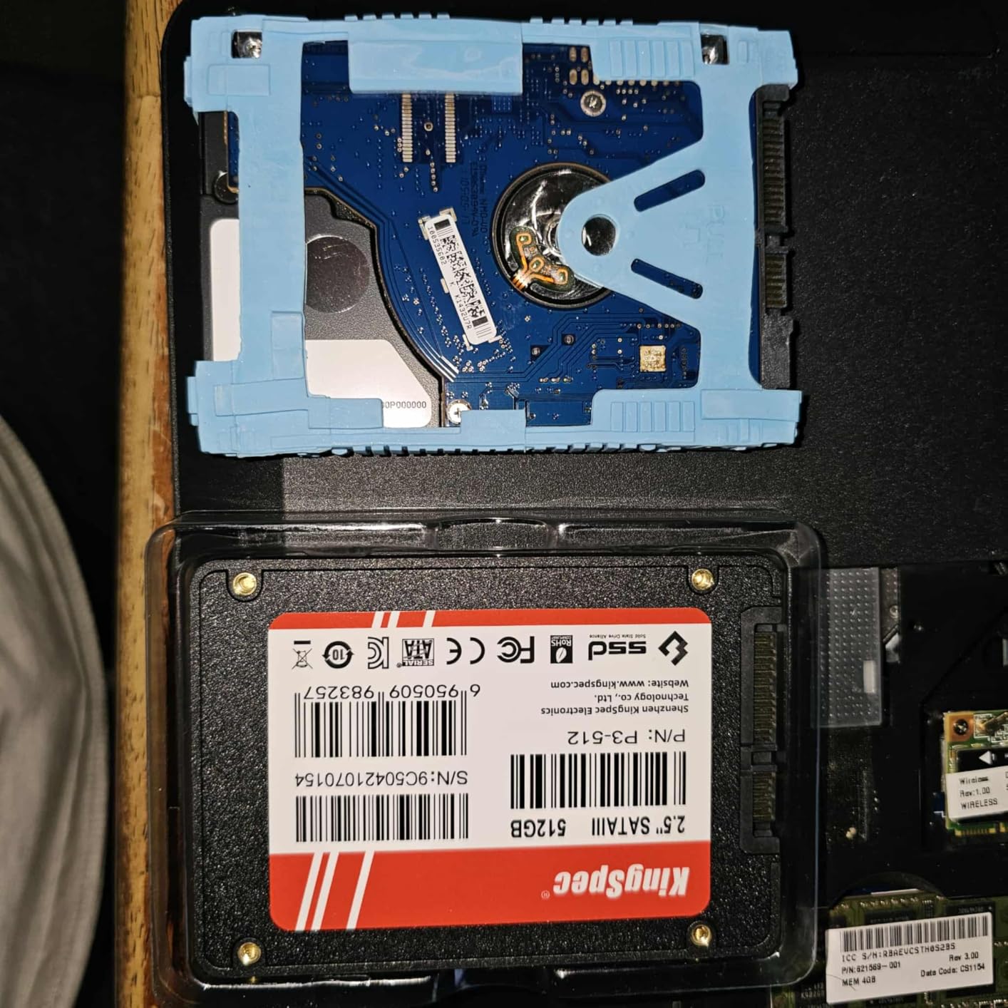 KingSpec 512GB 2.5 SSD SATA III Internal - 550MB/s Read, 520MB/s Write with 3D NAND Flash, for Laptop & Desktop PC Upgrade - Customer Photo 2