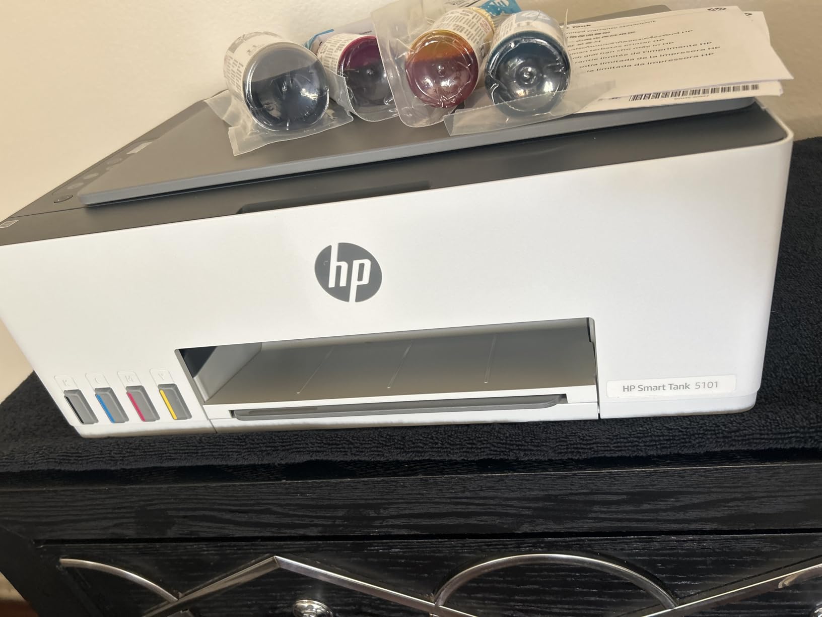 HP Smart Tank 5101 Wireless All-in-One Refillable Ink Tank Printer, Scanner, Copier with 2 years of Ink included, Wireless printer for home use (1F3Y0A) Customer Review HP Smart Tank 5101 Wireless All-in-One Refillable Ink Tank Printer, Scanner, Copier with 2 years of Ink included, Wireless printer for home use (1F3Y0A) - Customer Photo 2
