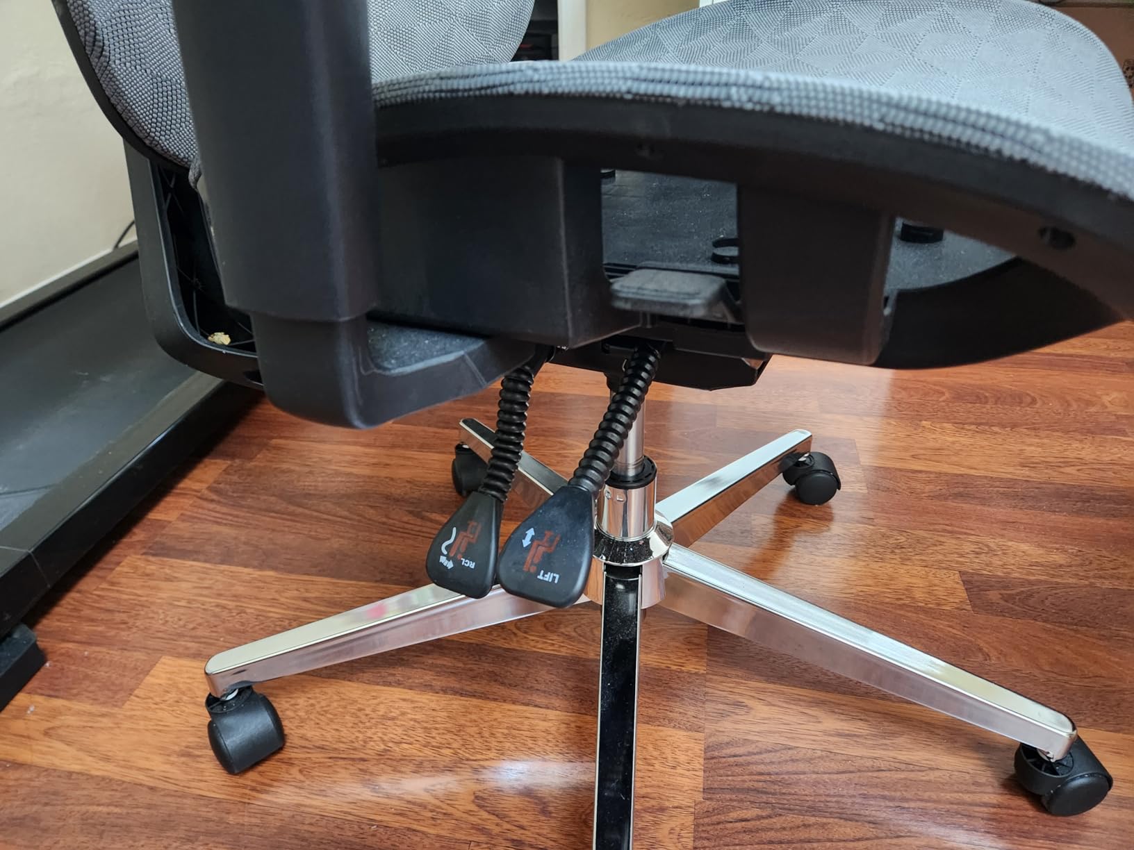 PatioMage Ergonomic Office Chair, Big and Tall Desk Chair with Adjustable Lumbar Support & Seat Depth, High Back Computer Chair, Swivel Mesh Chairs with Wheels for Home Office, Black - Customer Photo 2