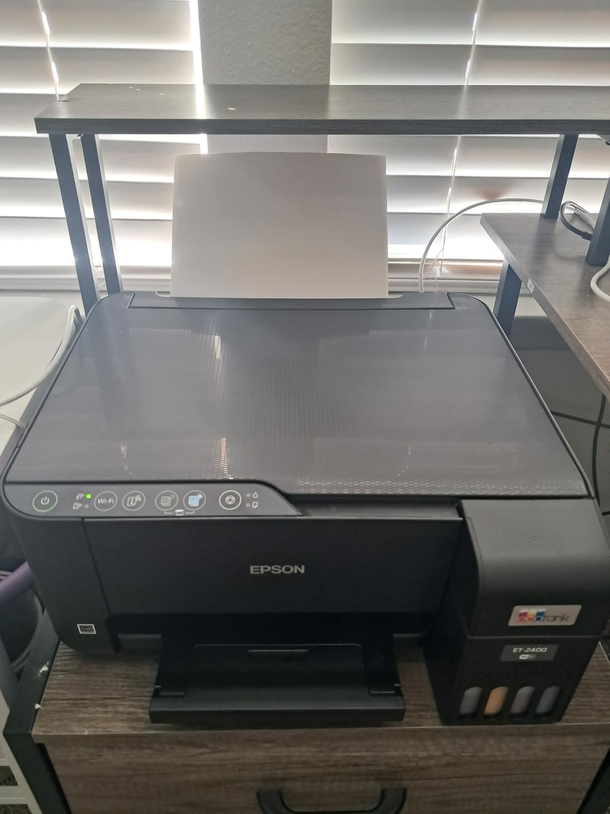 Epson EcoTank ET-2400 Wireless Color All-in-One Cartridge-Free Supertank Printer with Scan and Copy – Easy, Everyday Home Printing, Black Customer Review Epson EcoTank ET-2400 Wireless Color All-in-One Cartridge-Free Supertank Printer with Scan and Copy – Easy, Everyday Home Printing, Black - Customer Photo 1