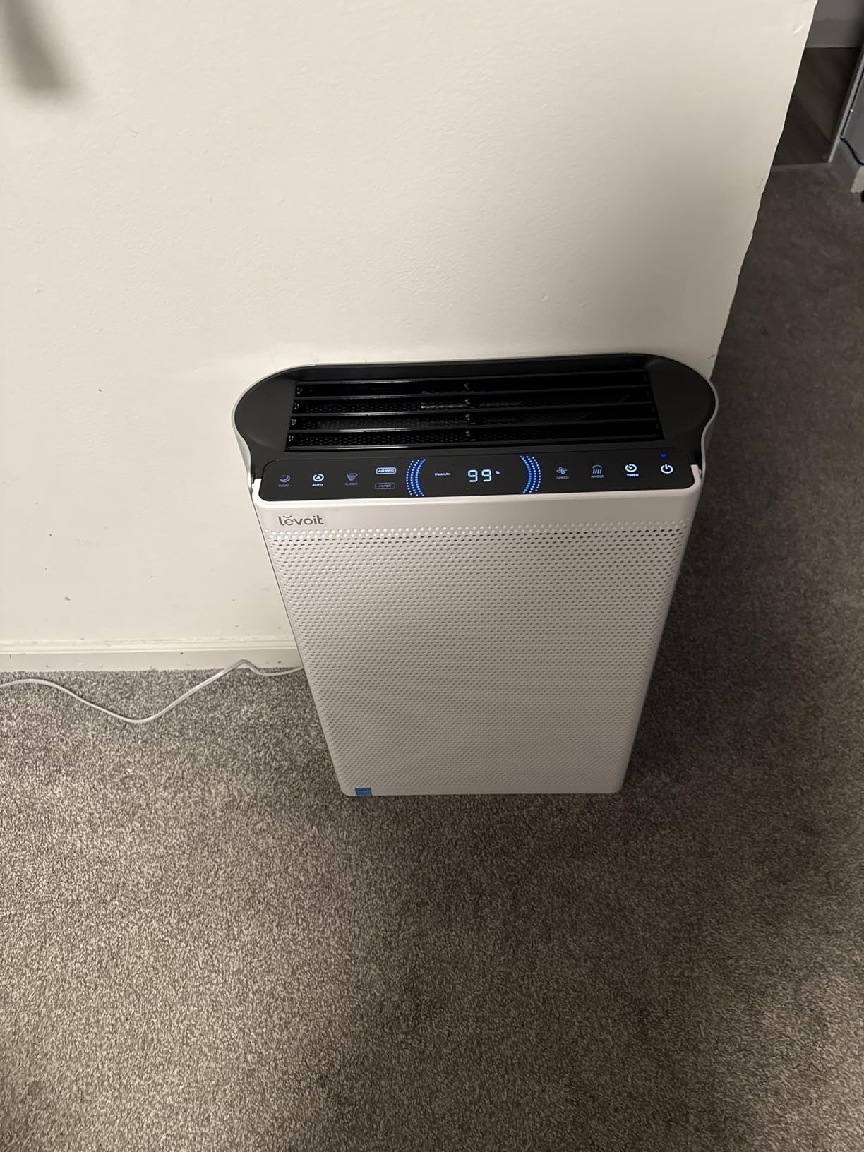 LEVOIT Air Purifier for Home Large Room Up to 1073Ft² with Air Quality Monitor, AHAM VERIFIDE, Smart WiFi, Washable Pre-Filter, HEPA Sleep Mode for Pets, Allergies, Dust, Pollen, Vital 100S-P, White customer photo 1