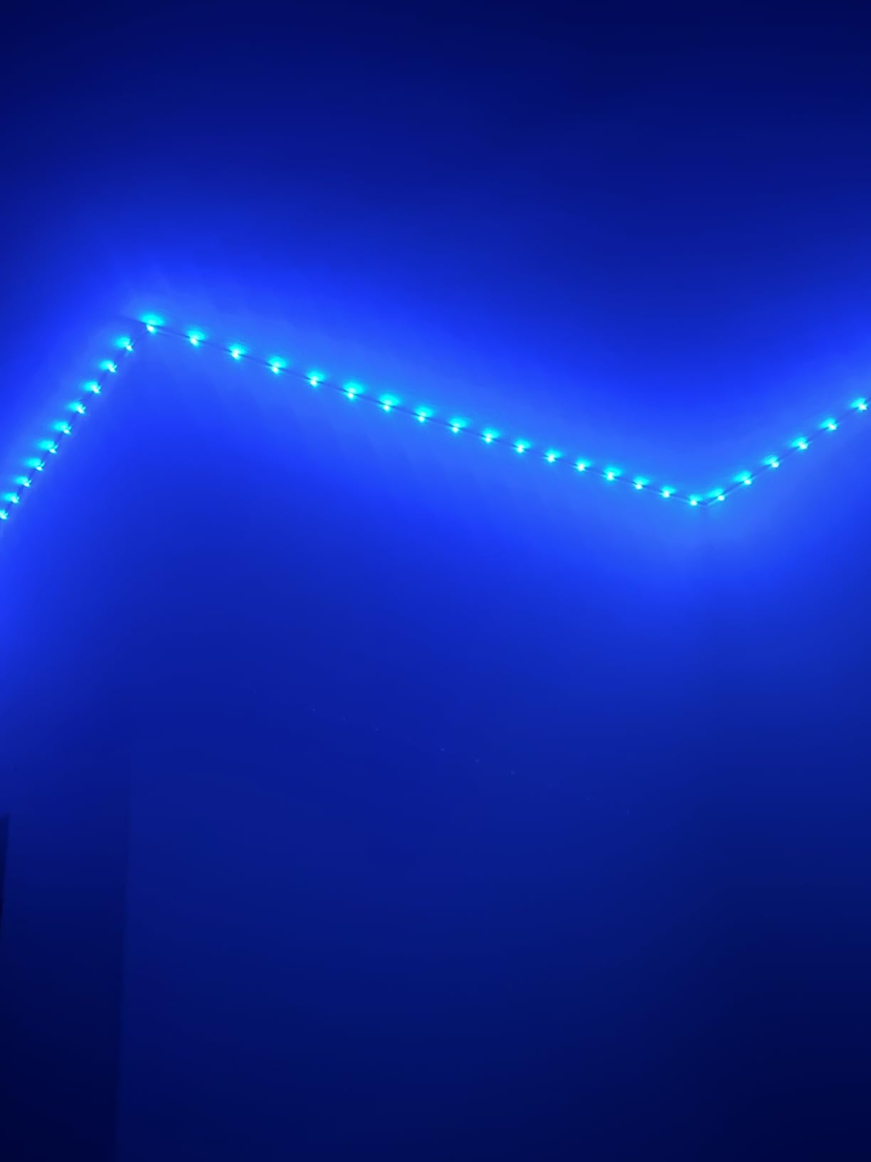 100FT Smart LED Strip Lights RGB Sync to Music with 40 Key Remote Controller LED Lights for Bedroom,Christmas Lights decration (Multi-Colored, 100FT) - Customer Photo 3