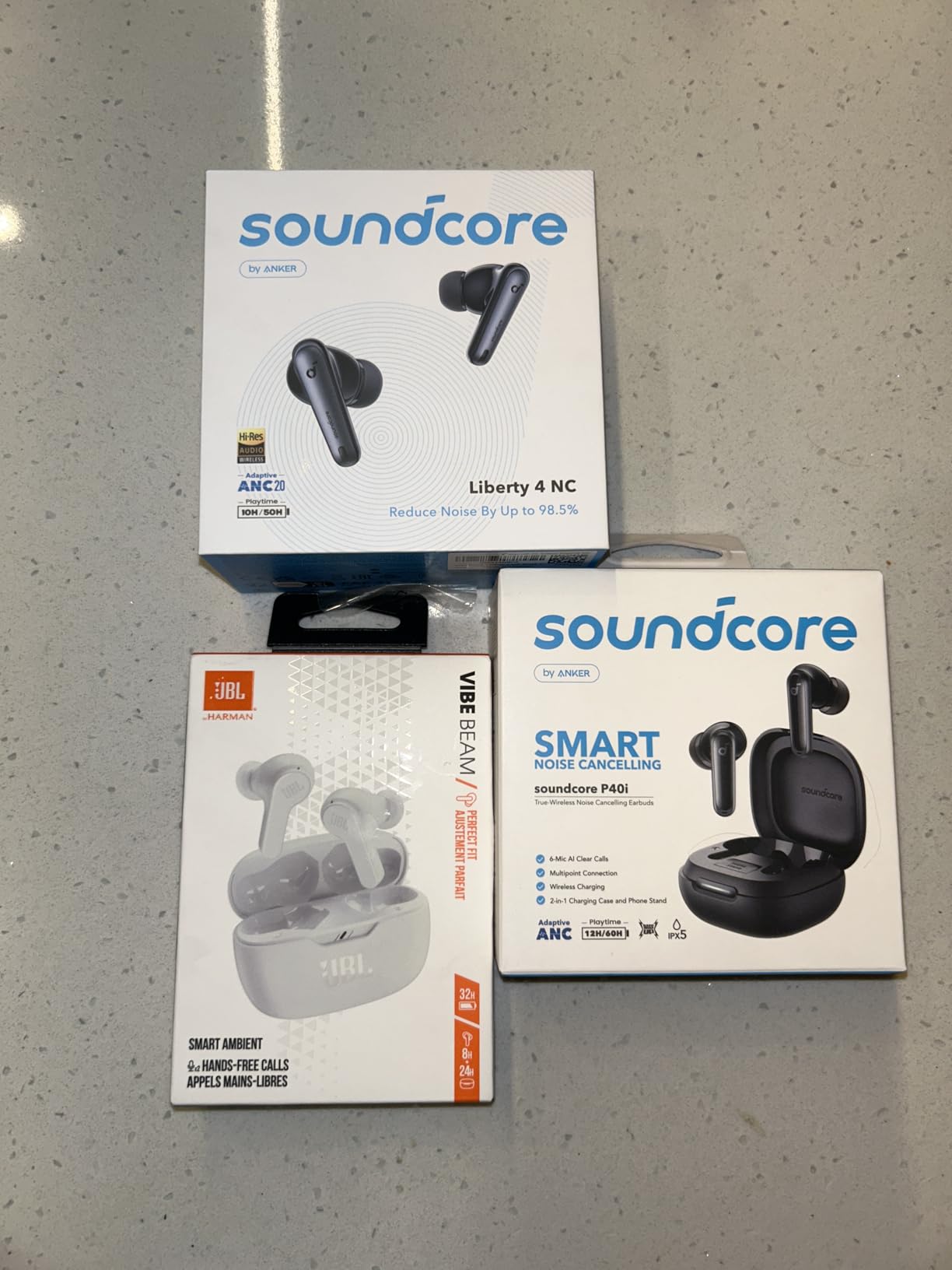 JBL Vibe Beam - True Wireless JBL Deep Bass Sound Earbuds, Bluetooth 5.2, Water & Dust Resistant, Hands-free call with VoiceAware, Up to 32 hours of battery life (White) Customer Review JBL Vibe Beam - True Wireless JBL Deep Bass Sound Earbuds, Bluetooth 5.2, Water & Dust Resistant, Hands-free call with VoiceAware, Up to 32 hours of battery life (White) - Customer Photo 4
