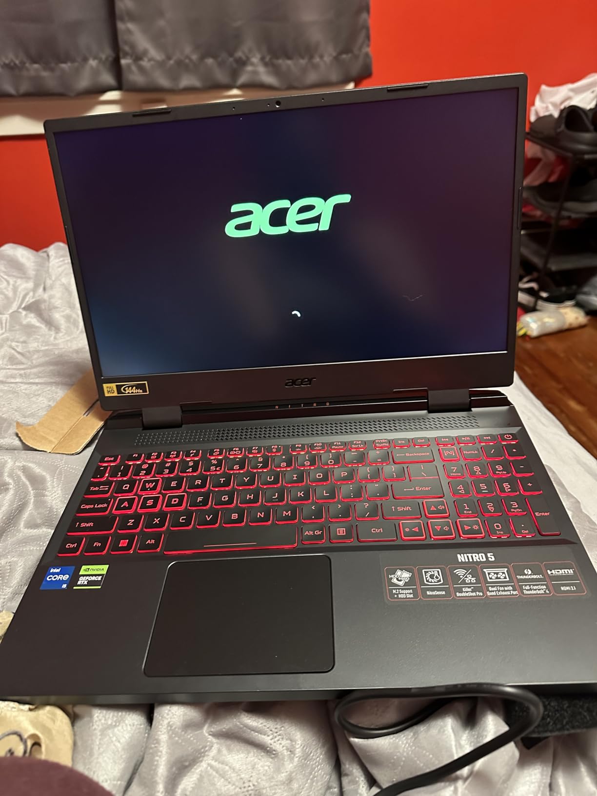 Acer Nitro 5 AN515-58-525P Gaming Laptop |Core i5-12500H | NVIDIA GeForce RTX 3050 Laptop GPU | 15.6