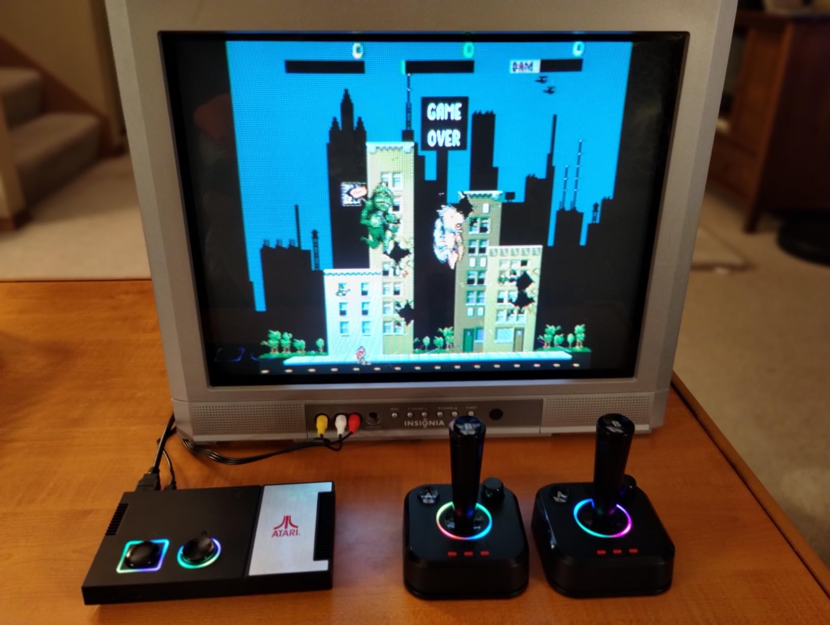 My Arcade Atari Game Station Pro: Retro Video Game Console with 200+ Games, Wireless Joysticks, RGB LED Lights, Atari 2600/5200/7800 and More customer photo 2