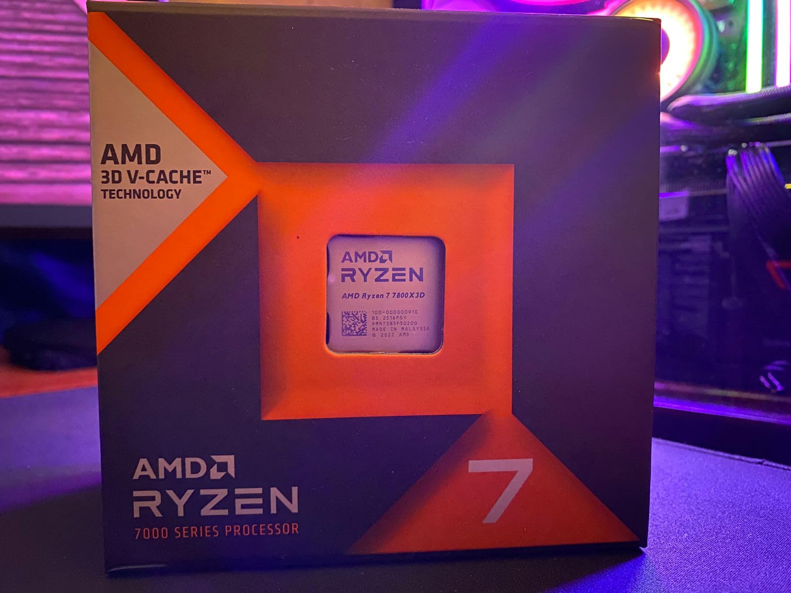 AMD Ryzen 7 7800X3D 8-Core, 16-Thread Desktop Processor Customer Review AMD Ryzen 7 7800X3D 8-Core, 16-Thread Desktop Processor - Customer Photo 2