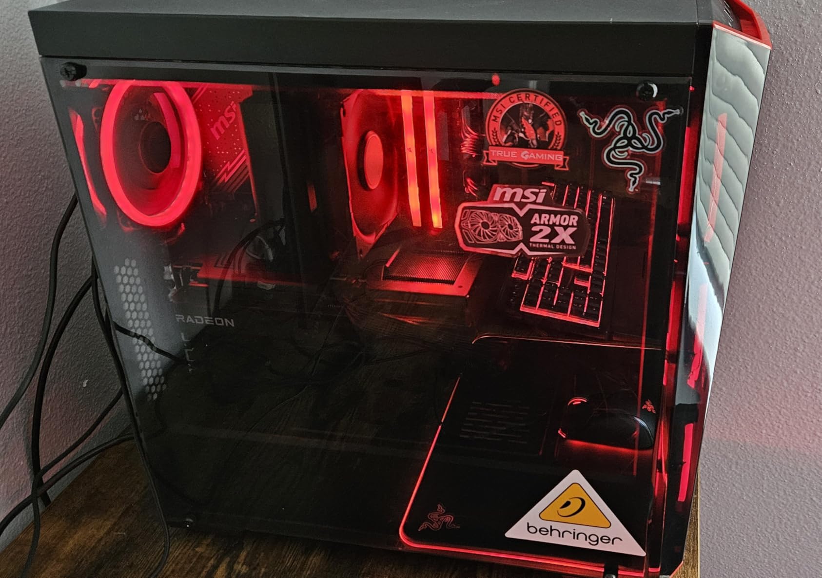 CORSAIR VENGEANCE RGB DDR5 RAM 32GB (2x16GB) 6400MHz CL36-48-48-104 1.35V Intel XMP 3.0 Desktop Computer Memory - Black (CMH32GX5M2B6400C36) Customer Review CORSAIR VENGEANCE RGB DDR5 RAM 32GB (2x16GB) 6400MHz CL36-48-48-104 1.35V Intel XMP 3.0 Desktop Computer Memory - Black (CMH32GX5M2B6400C36) - Customer Photo 1
