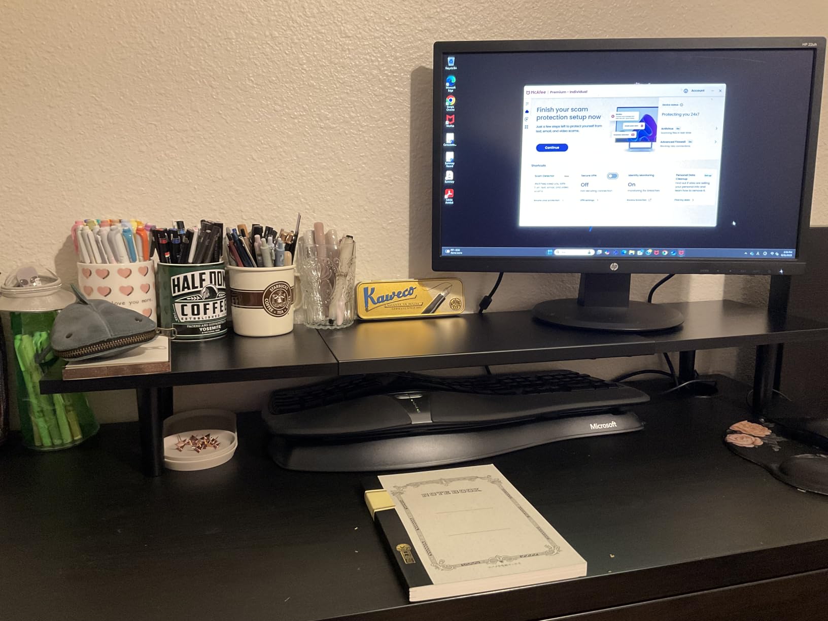 Dual-Monitor-Stand-Riser-For-Desk Adjustable Length 32-40 Inch,Large Desktop Computer Monitor Riser For 2 Screens,Desk Shelf Organizer Riser Stand For Computer/Laptop/PC/Printer/TV Black Customer Review Dual-Monitor-Stand-Riser-For-Desk Adjustable Length 32-40 Inch,Large Desktop Computer Monitor Riser For 2 Screens,Desk Shelf Organizer Riser Stand For Computer/Laptop/PC/Printer/TV Black - Customer Photo 1
