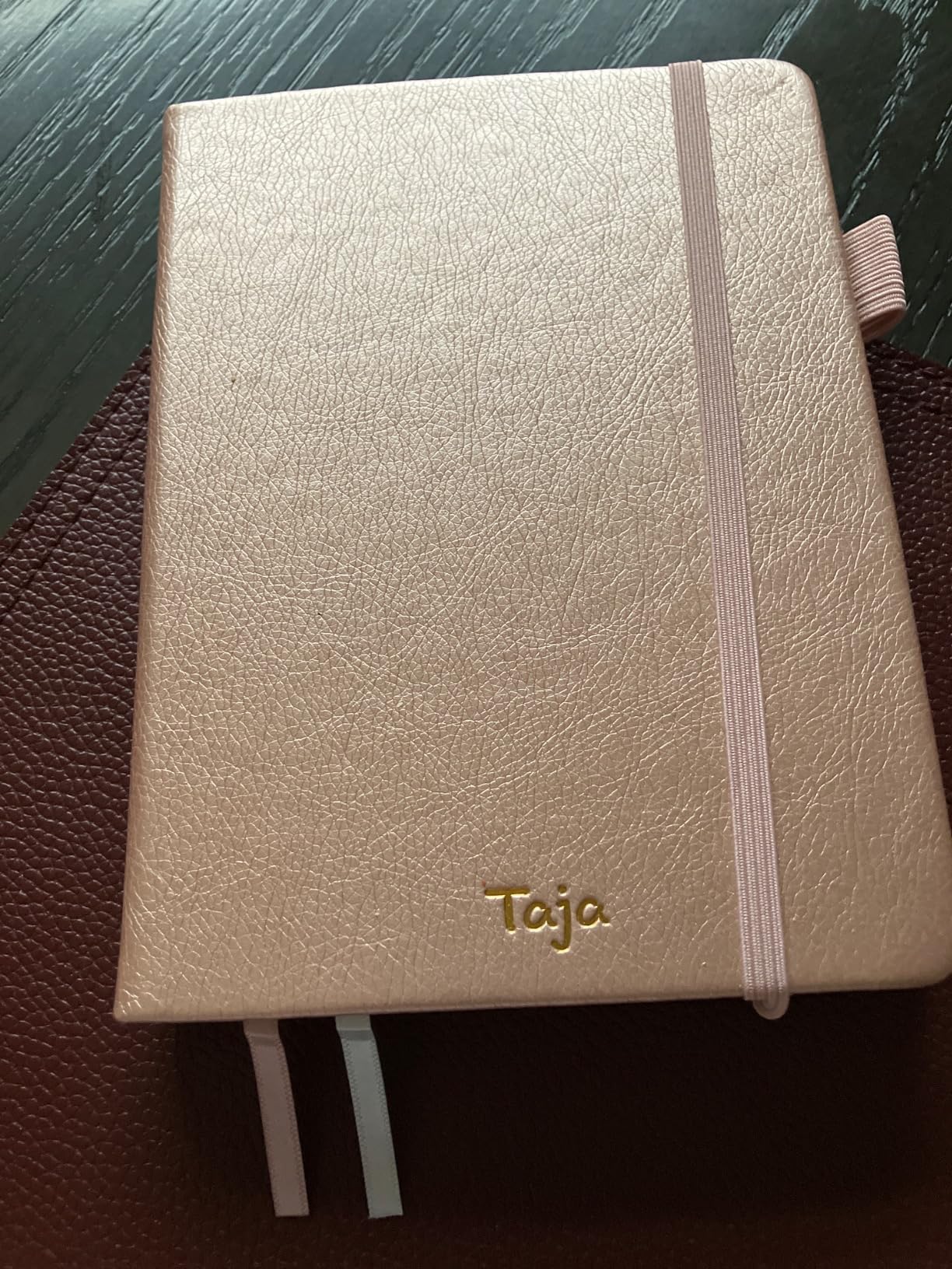 Taja Password Keeper Book with Alphabetical Tabs,Small Password Books for Seniors, Password Notebook for Internet Website Address Log in Detail, Password Logbook to Help You Stay Organized - Rose Gold Customer Review Taja Password Keeper Book with Alphabetical Tabs,Small Password Books for Seniors, Password Notebook for Internet Website Address Log in Detail, Password Logbook to Help You Stay Organized - Rose Gold - Customer Photo 3