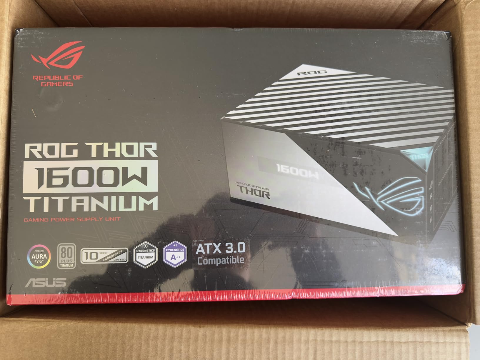 ASUS ROG Loki SFX-L 750W Platinum (Fully Modular Power Supply, 80+ Platinum, Lambda A Certified, 120mm PWM ARGB Fan, Aura Sync, ATX 3.0 Compatible, PCIe 5.0 Ready, 10 Year Warranty) - Customer Photo 1