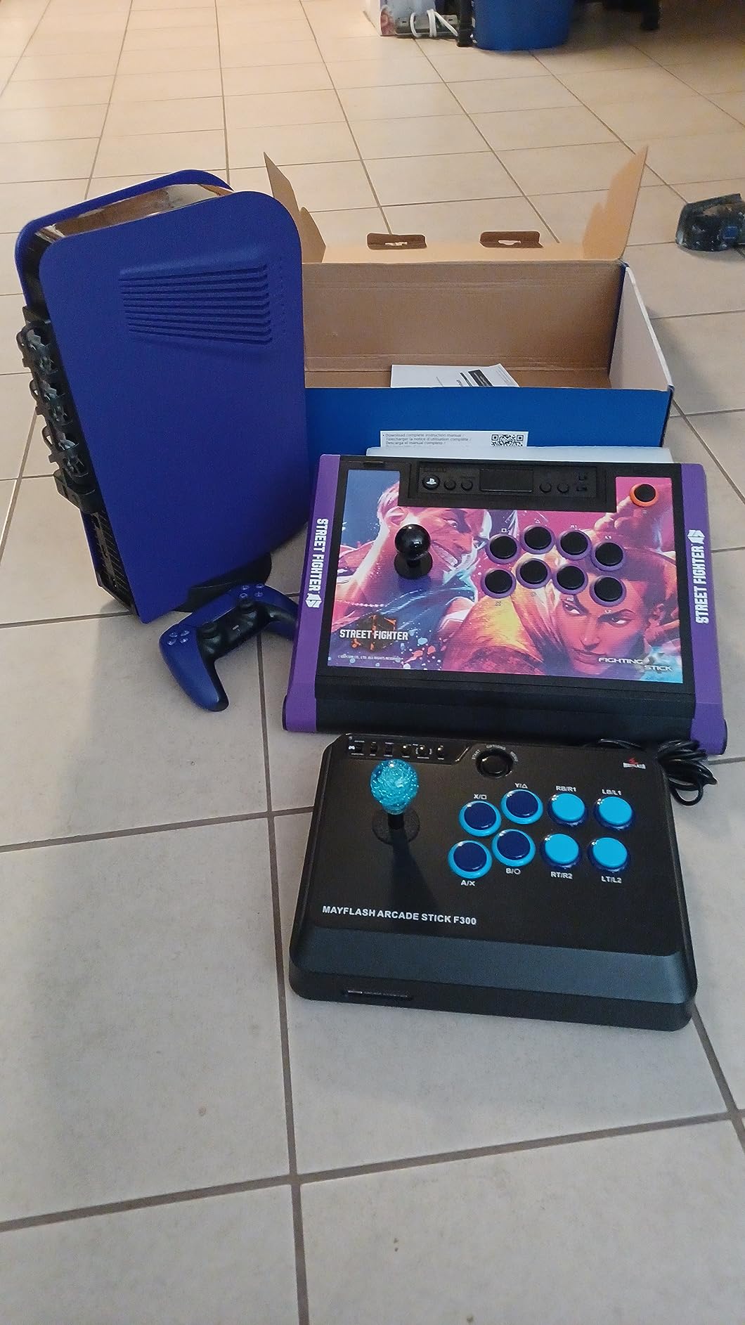 HORI PlayStation 5 Fighting Stick Alpha (Street Fighter 6 Edition) - Tournament Grade Fightstick for PS5, PS4, PC - Officially Licensed by Sony Customer Review HORI PlayStation 5 Fighting Stick Alpha (Street Fighter 6 Edition) - Tournament Grade Fightstick for PS5, PS4, PC - Officially Licensed by Sony - Customer Photo 1